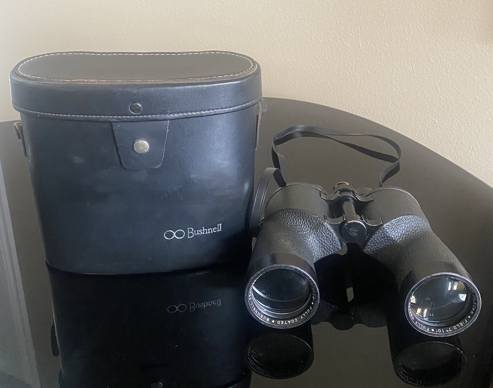 Vintage Bushnell Featherlight Binoculars, 7×50, 7•10”; Early 1960s With Case