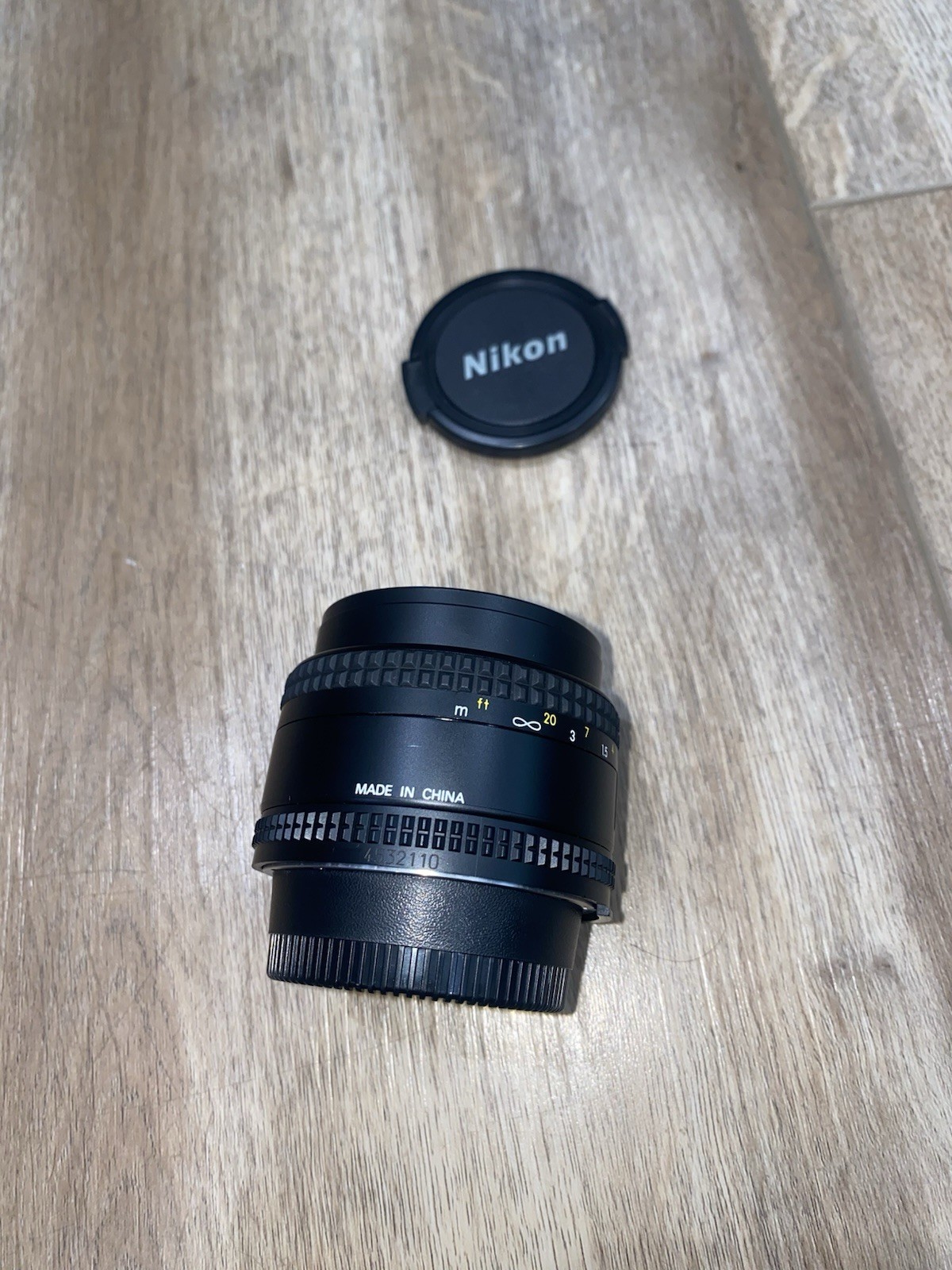 Nikon AF Nikkor 50mm f1.8 Made In China
