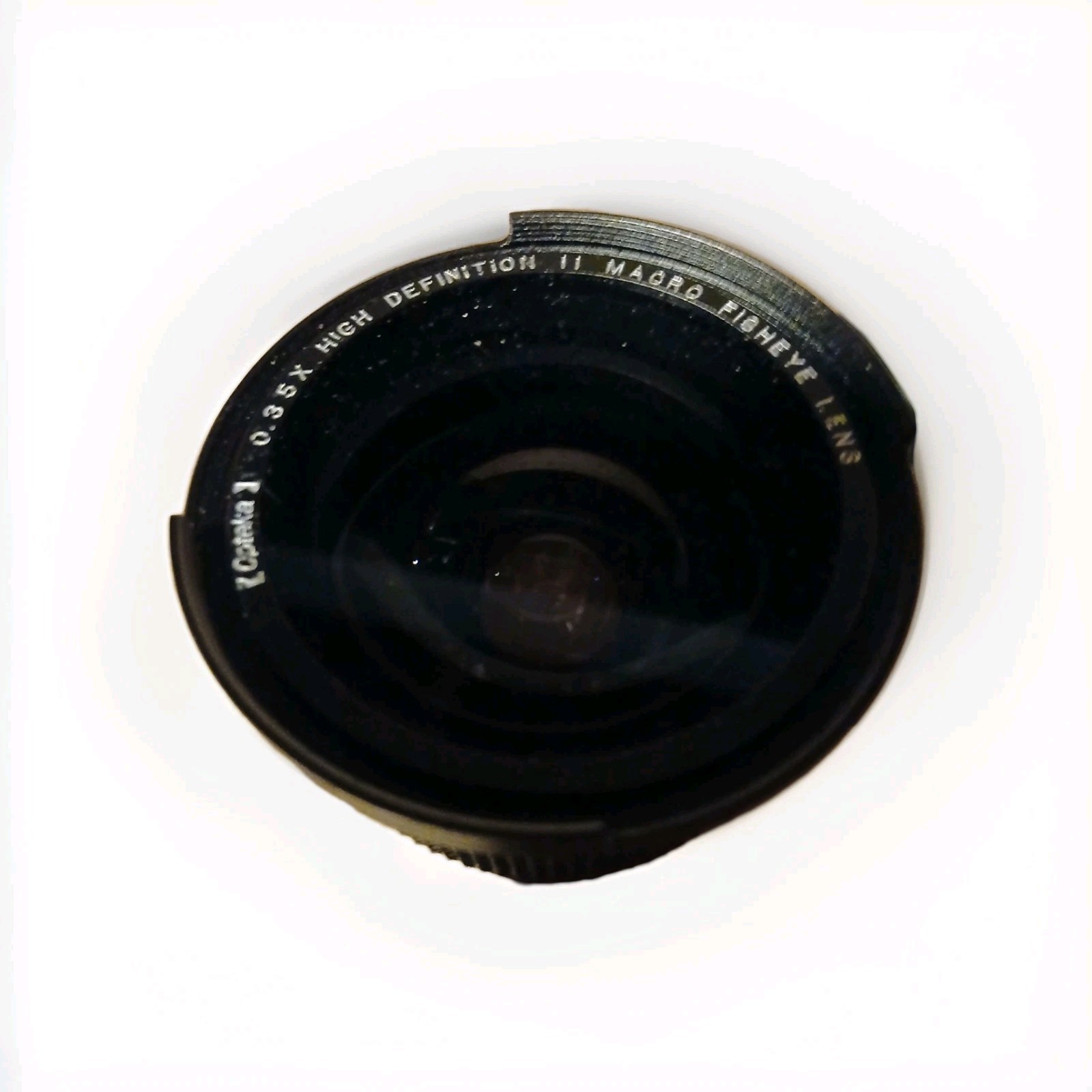 Opteka 0.35 X High Definition II Macro Fisheye Lens (Untested) With Bag A313