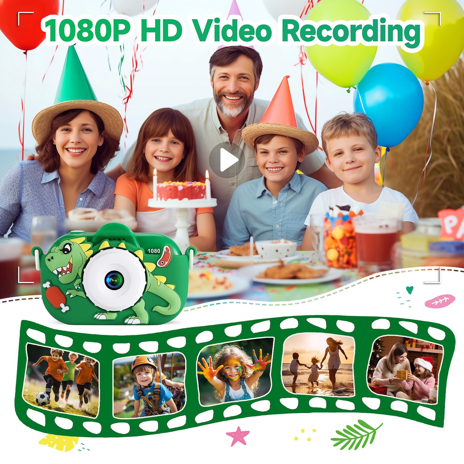Boys Toys for 3 4 5 6 7 8 9 Years Old Boys, 48MP Dual Lens Digital Christmas …