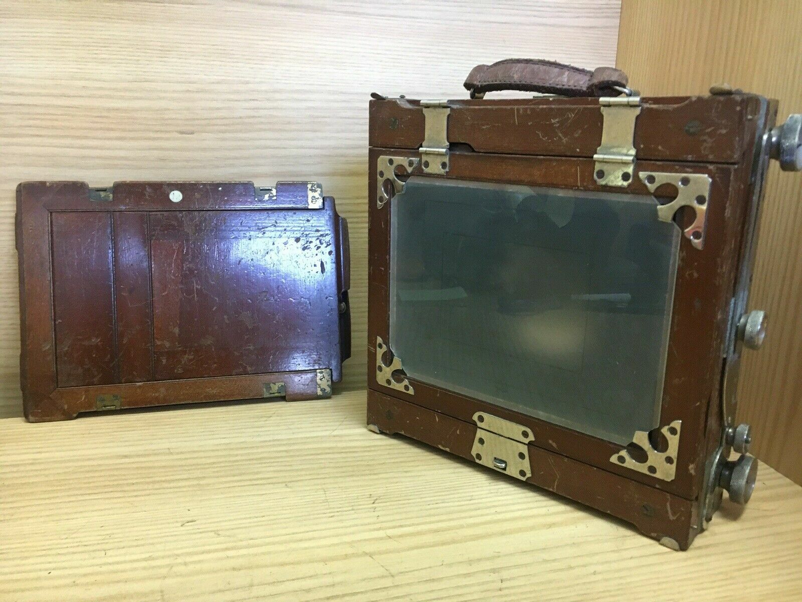 *Rare : Exc+3* Tachihara Fiel Stand 5×7 Large Format Camera w/ Film Holder / JP