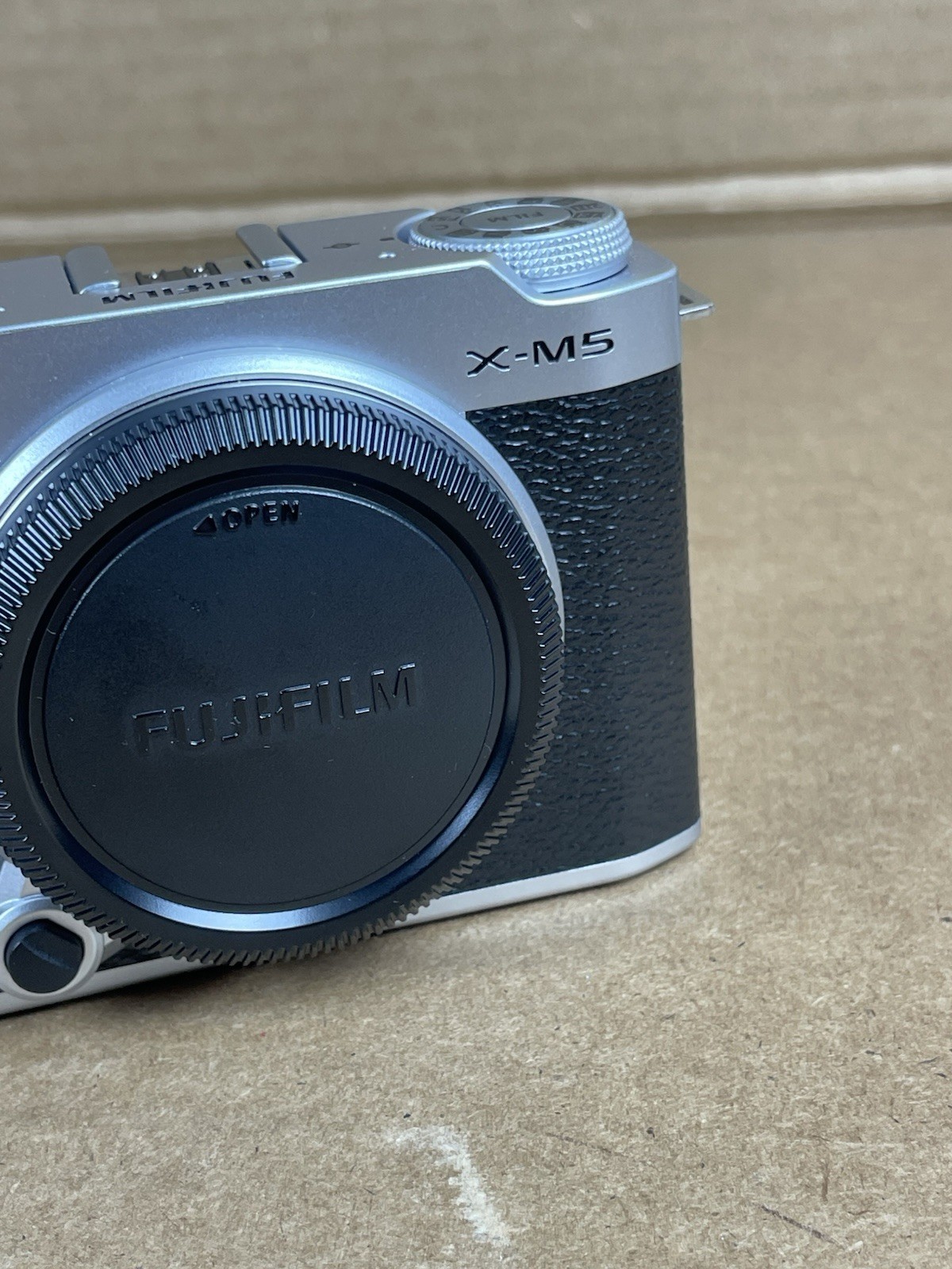 Fujifilm X-M5 Mirrorless Digital Camera Body Silver 26.1MP Near Mint With Box