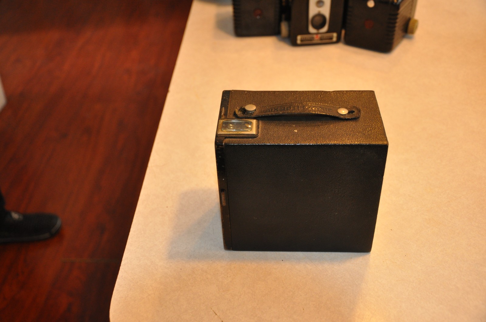 Vintage Kodak Brownie Junior Six-16 Film Camera Art Deco Face Untested