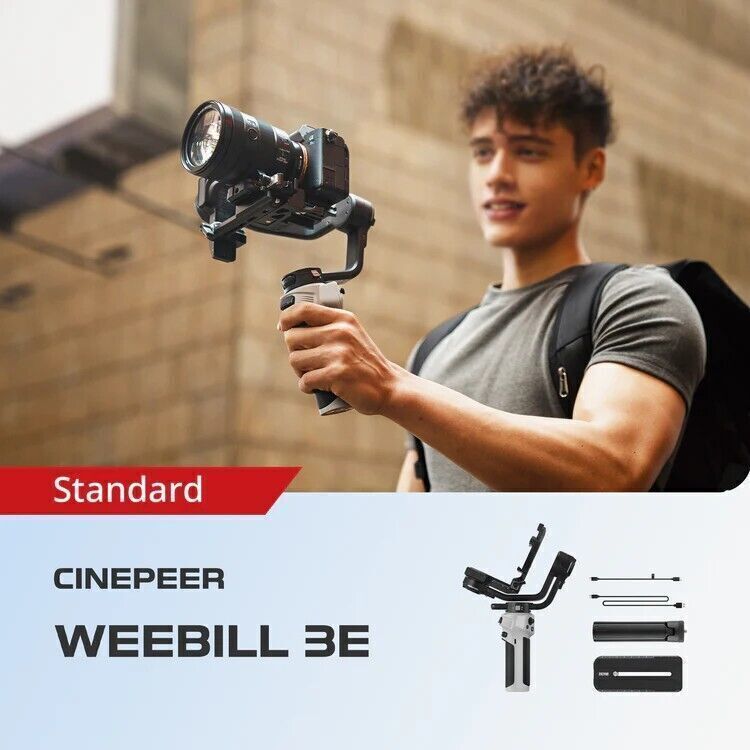 ZHIYUN Cinepeer WEEBILL 3E Handheld 3-Axis Gimbal Stabilizer for DSLR Cameras