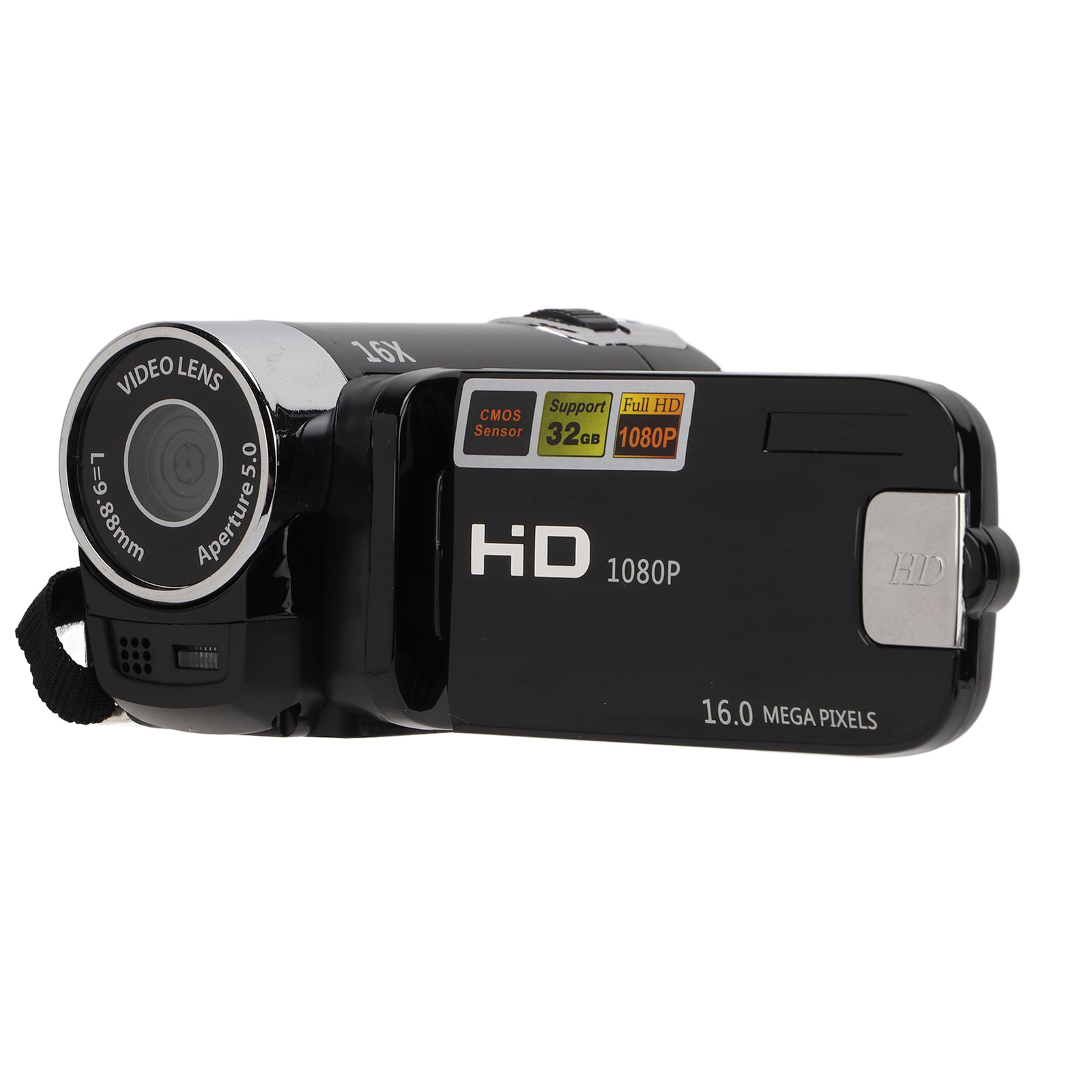 Handheld Video Camcorder 16X Zoom 4K Video Camera Recorder For Outdoor Adventure