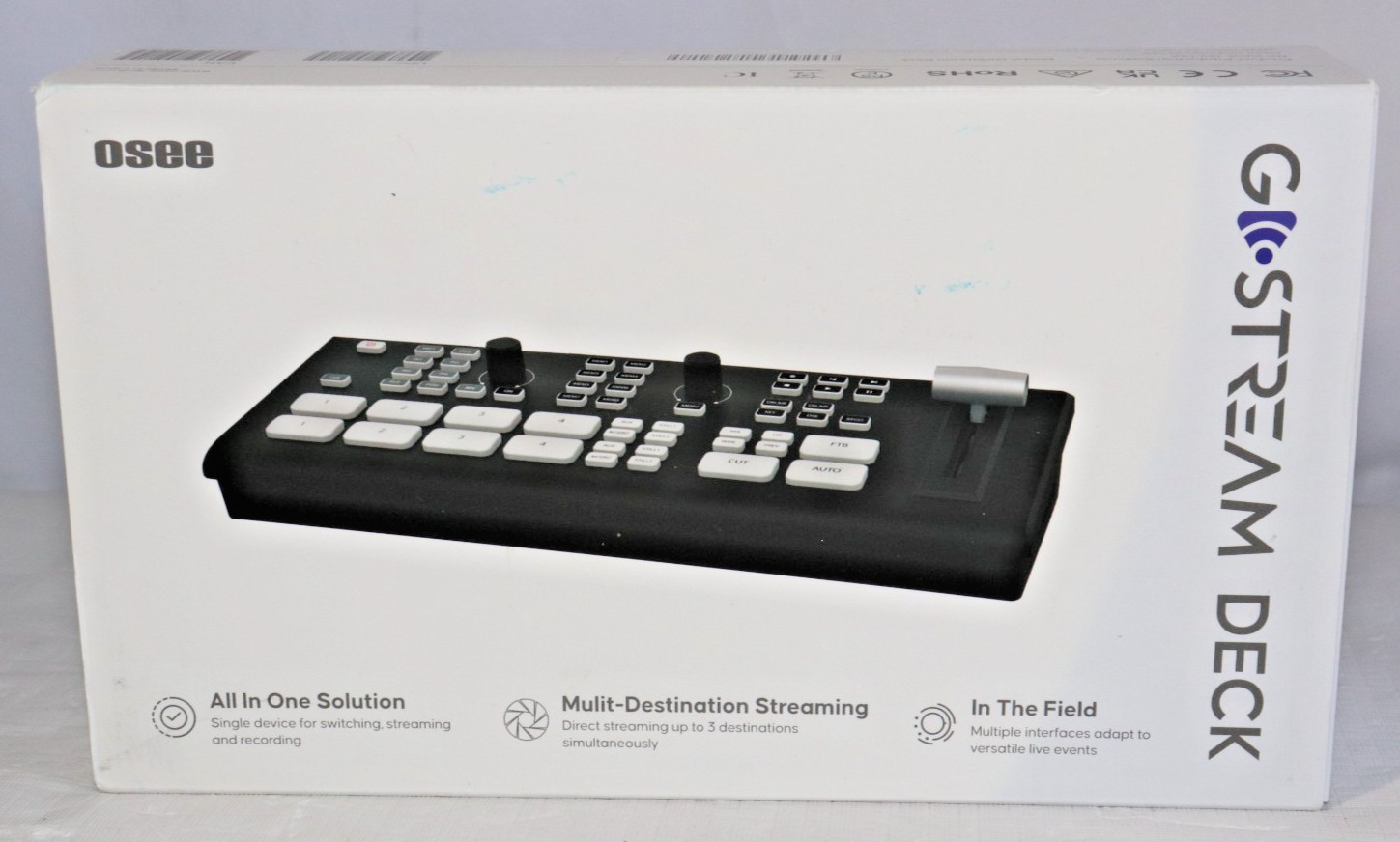 OSEE GoStream Deck HDMI USB Live Streaming Video Mixer Switcher 4 HDMI