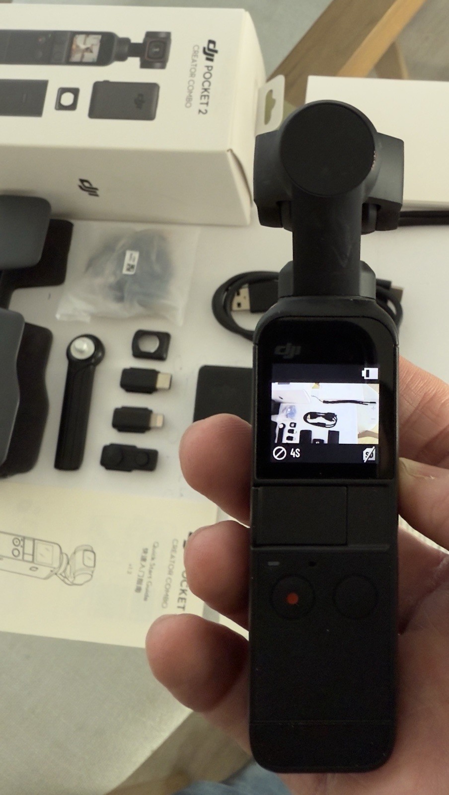 DJI Pocket 2 Creator Combo 3 Axis Gimbal 4K Cam Portable Stable Shooting Kit