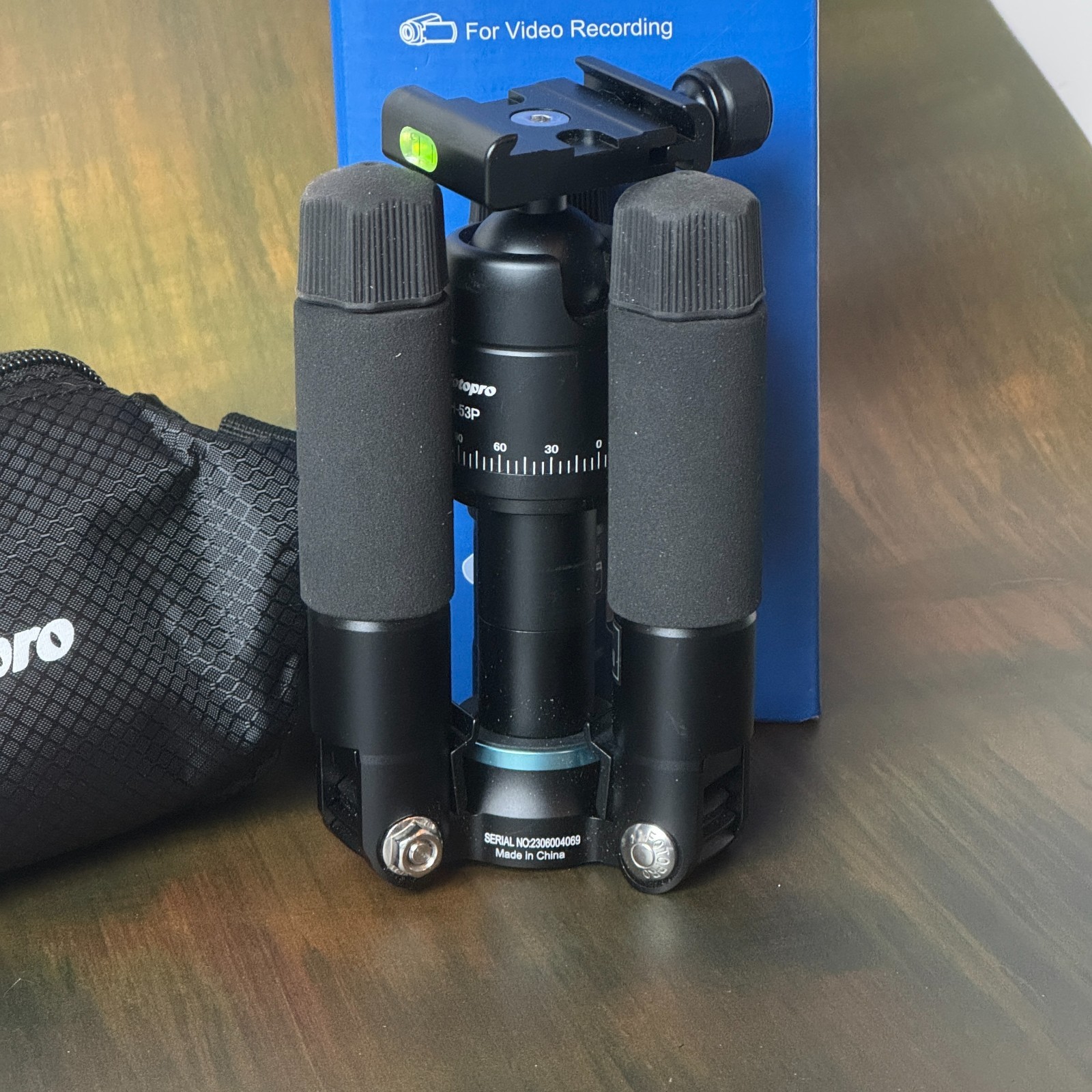 Mini Tripod Portable Desktop Aluminum Small Camera Tripod with 360 Ball Head …