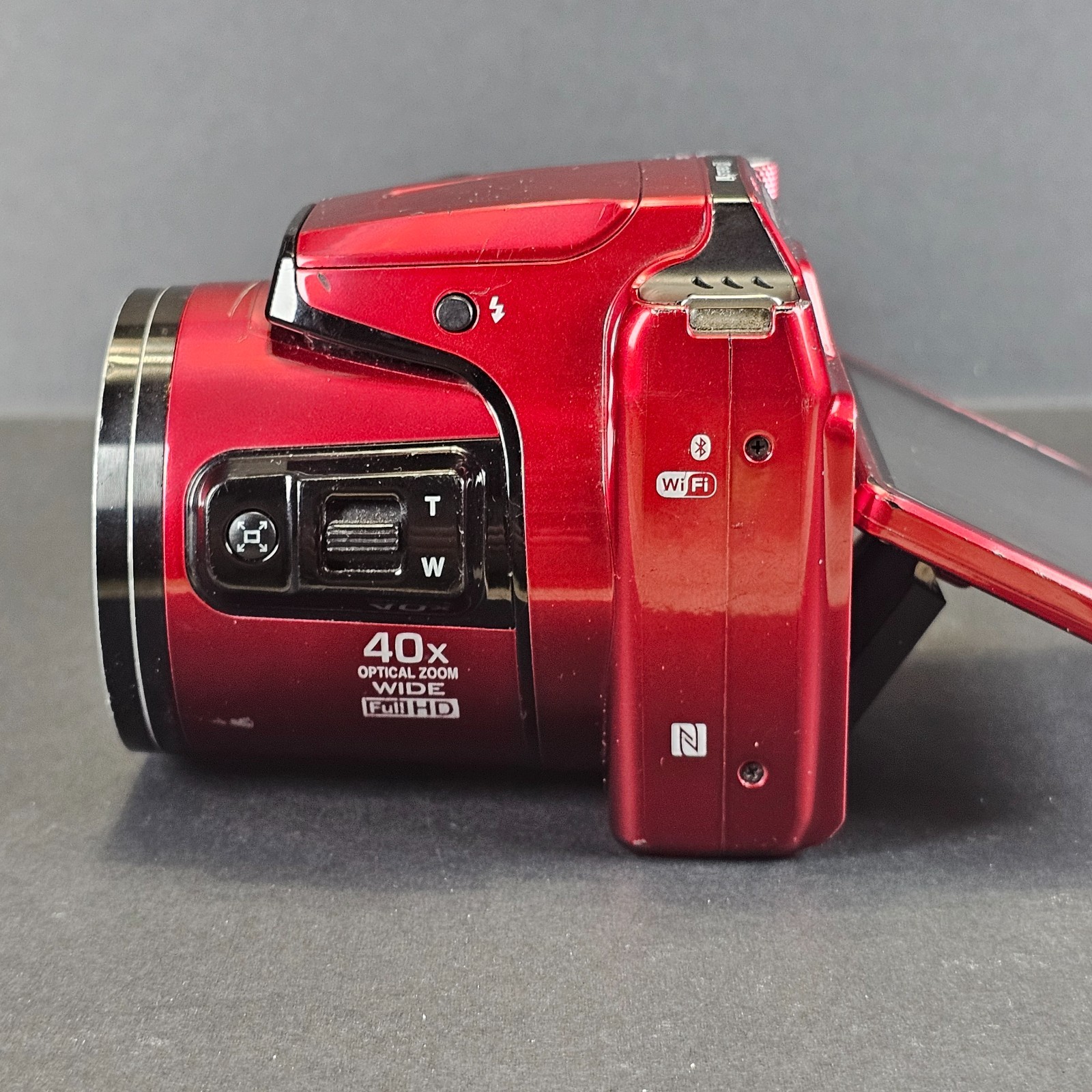 Nikon COOLPIX B500 Red 16MP 40x Optical Zoom Digital Camera Wi-Fi Bluetooth