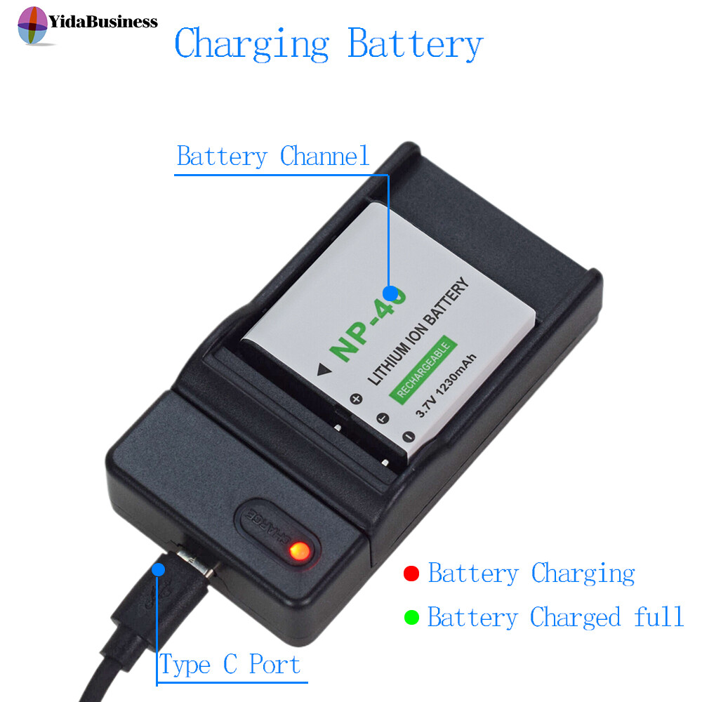 Battery or charger for Casio NP-40 NP40 Kodak AZ362 AZ526 HP Camera D3500 SKL-60