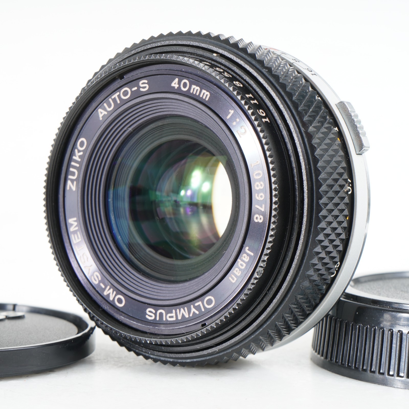 :[MINT-] Olympus OM Zuiko Auto-S 40mm f/2 Pancake Prime Lens (8976)