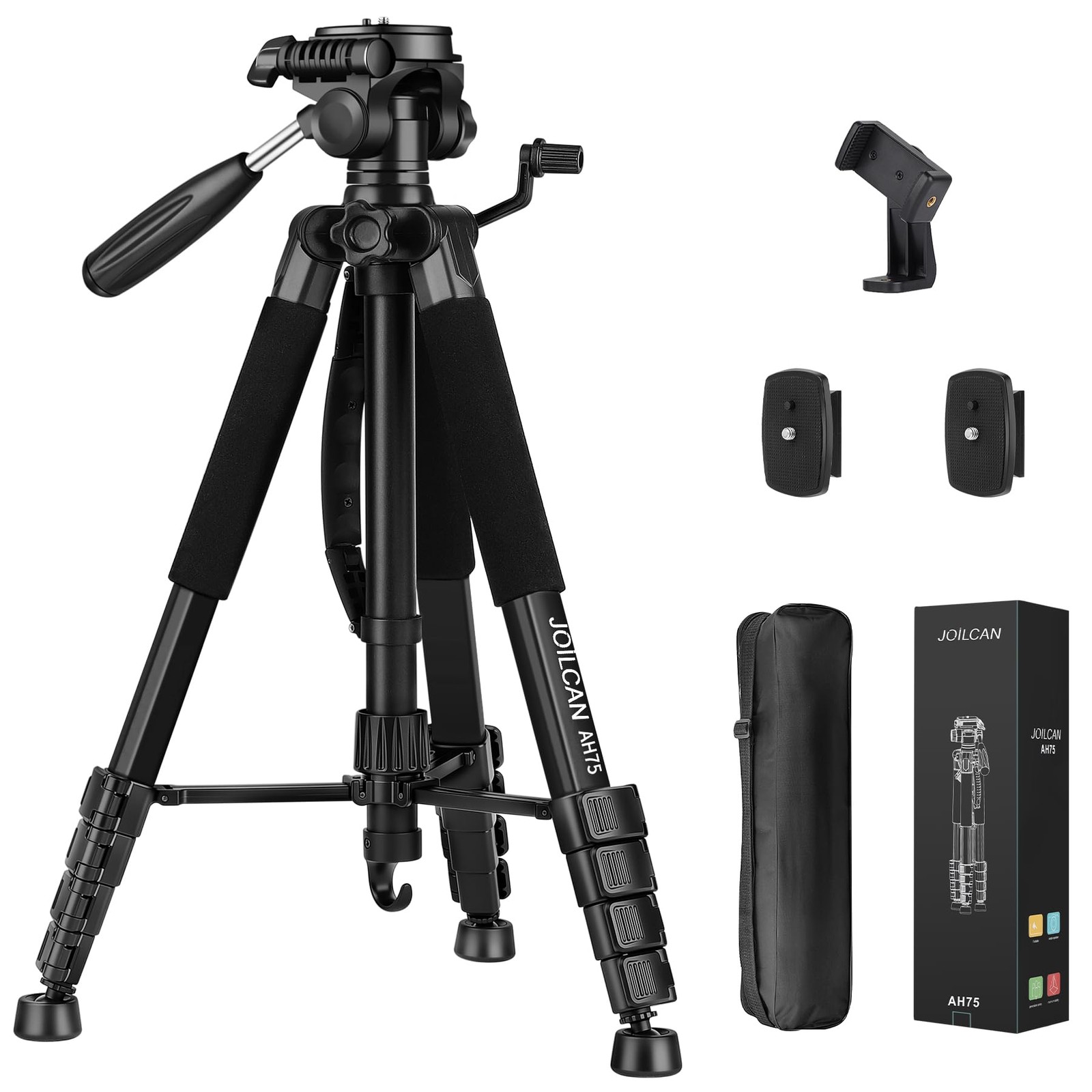 Joilcan Tripod Camera Tripods 74 Tripod For Camera Phone Video Recording Heavy