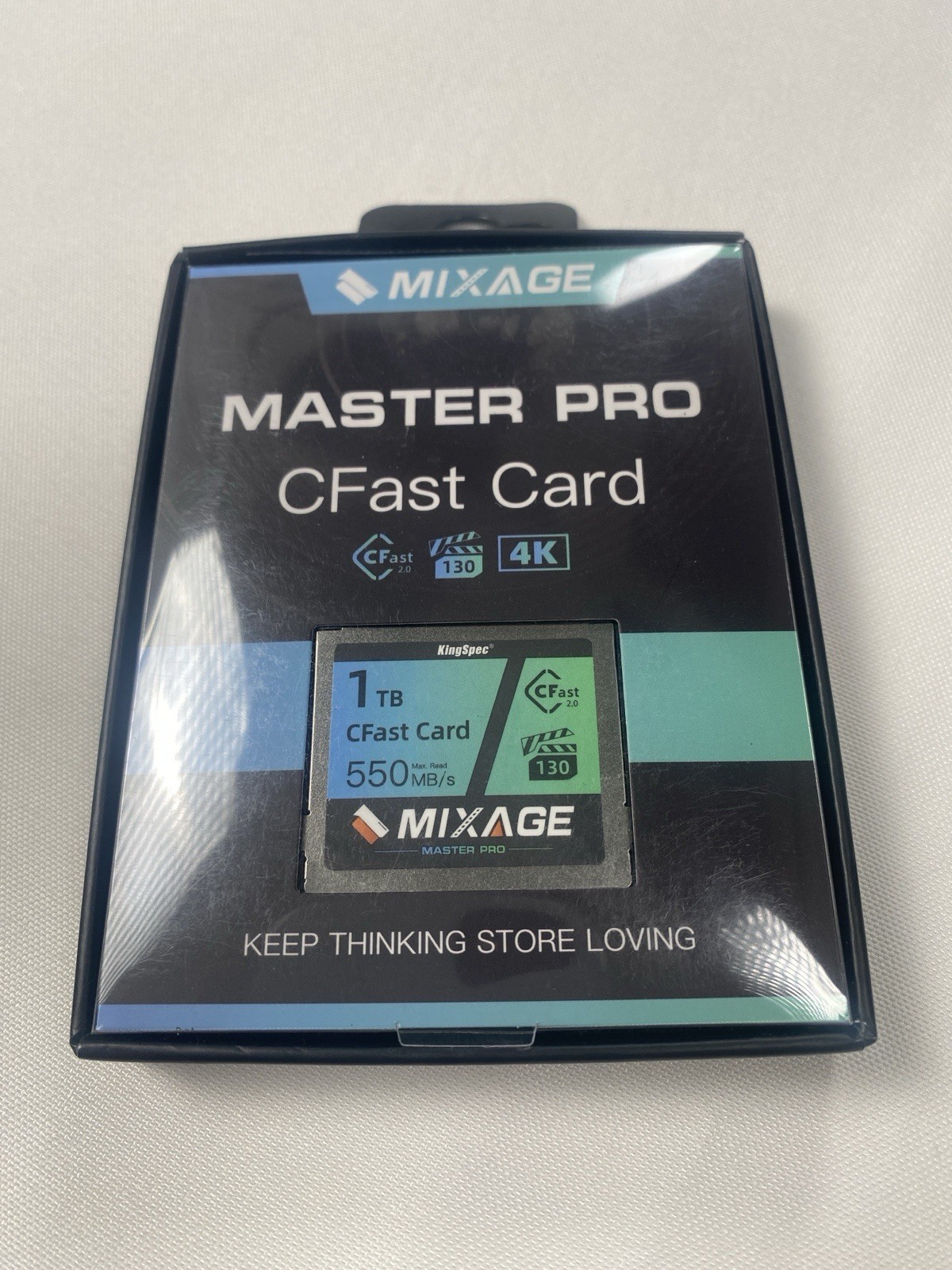 1TB MIXAGE Master Pro CFast 2.0 Memory Card – 550mb/S VPG130 Brand New Sealed