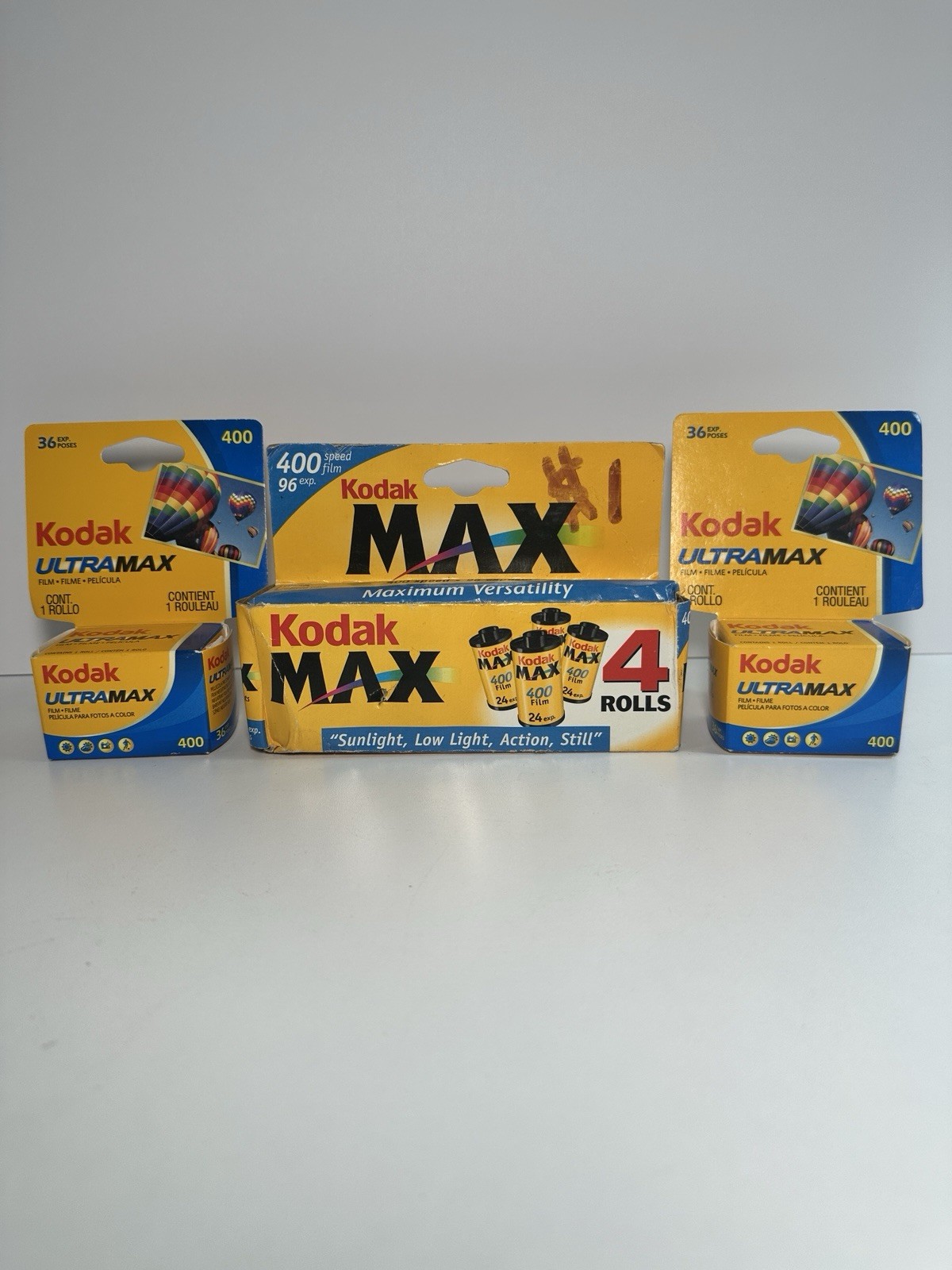 6 Kodak UltraMax & Max 400 Color Film NOS – Expired