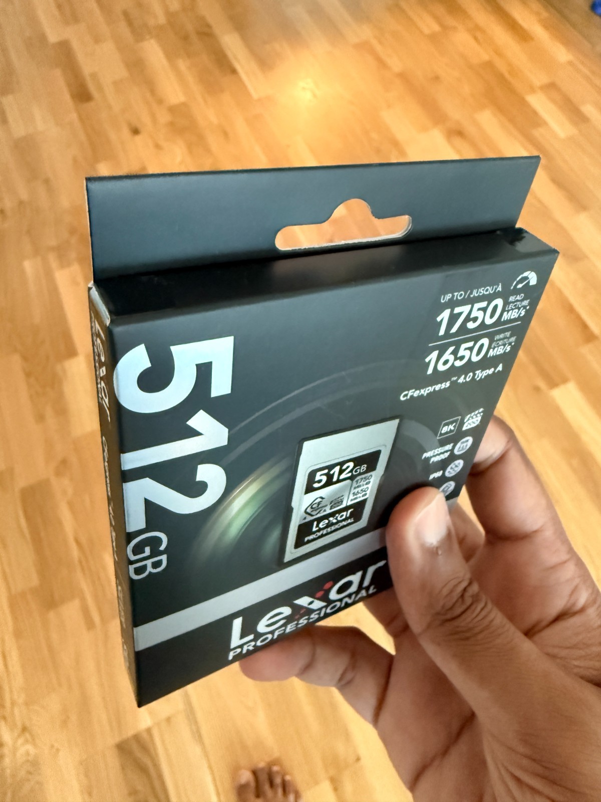 Lexar CFExpress 4.0 Type A 512 GB (Silver) – New unopened