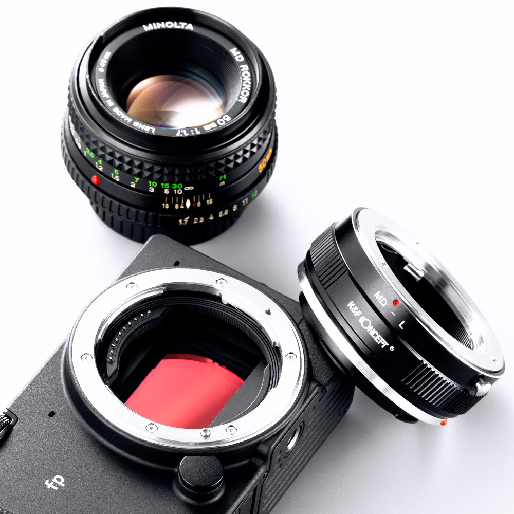K&F Concept MD-L Lens Adapter For Minolta Rokkor SR/MD/MC Lens to L Mount Camera