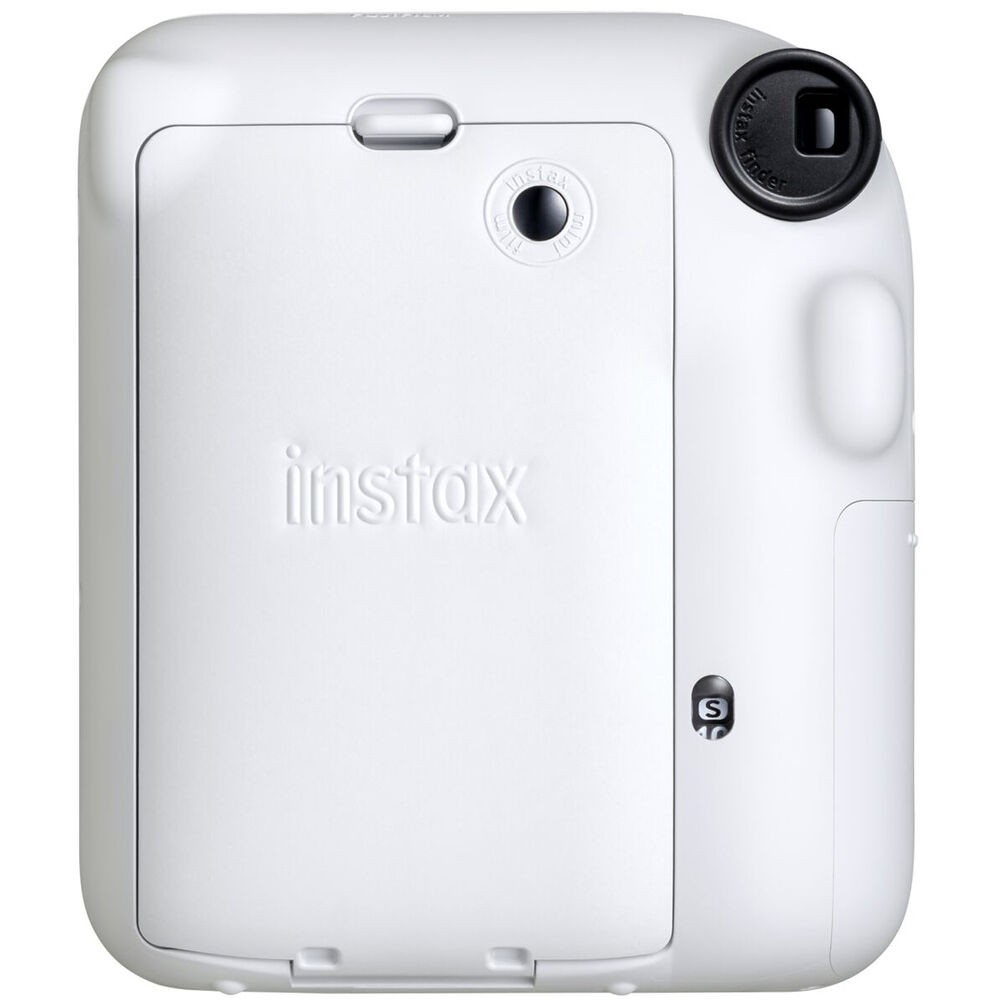 FUJIFILM INSTAX MINI 12 Instant Film Camera with Instant Film – Clay White