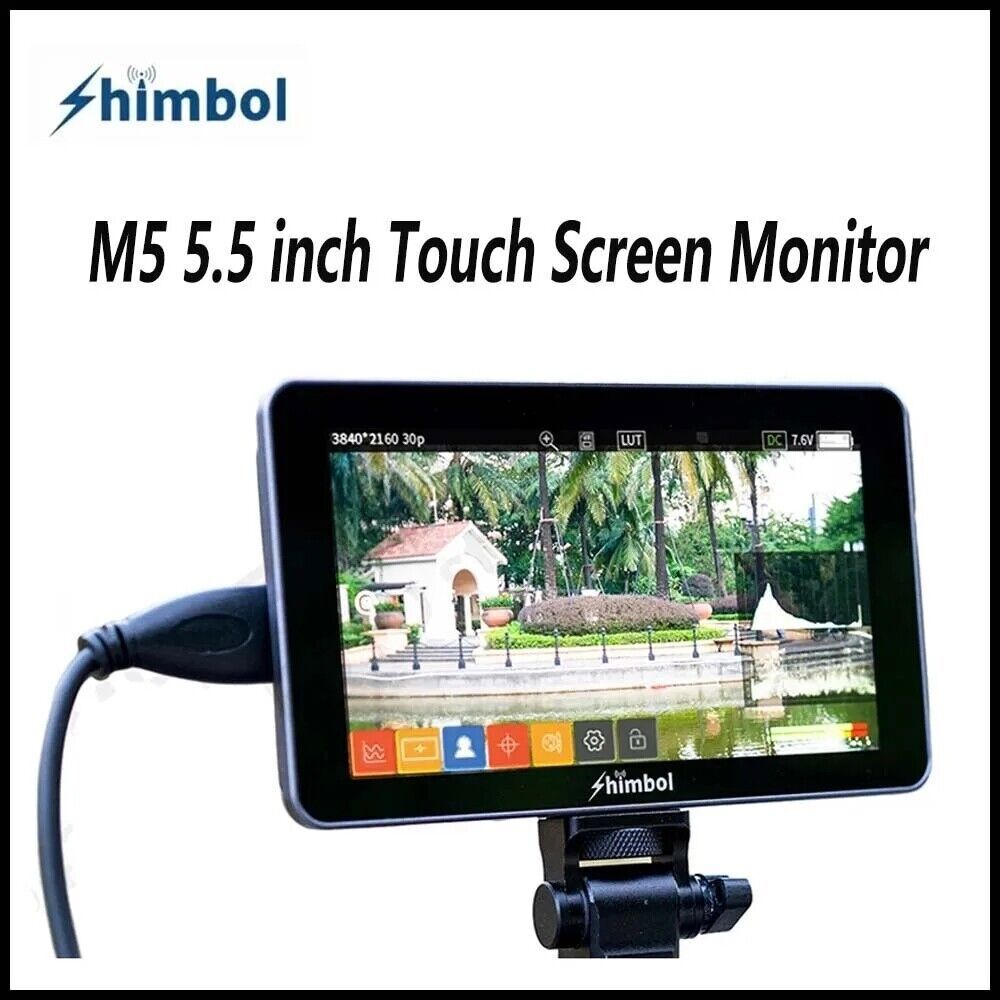 SHIMBOL M5 5.5 Inch 1200Nits Ultra Bright 4K 3D-LUT HDMI Camera Video Monitors