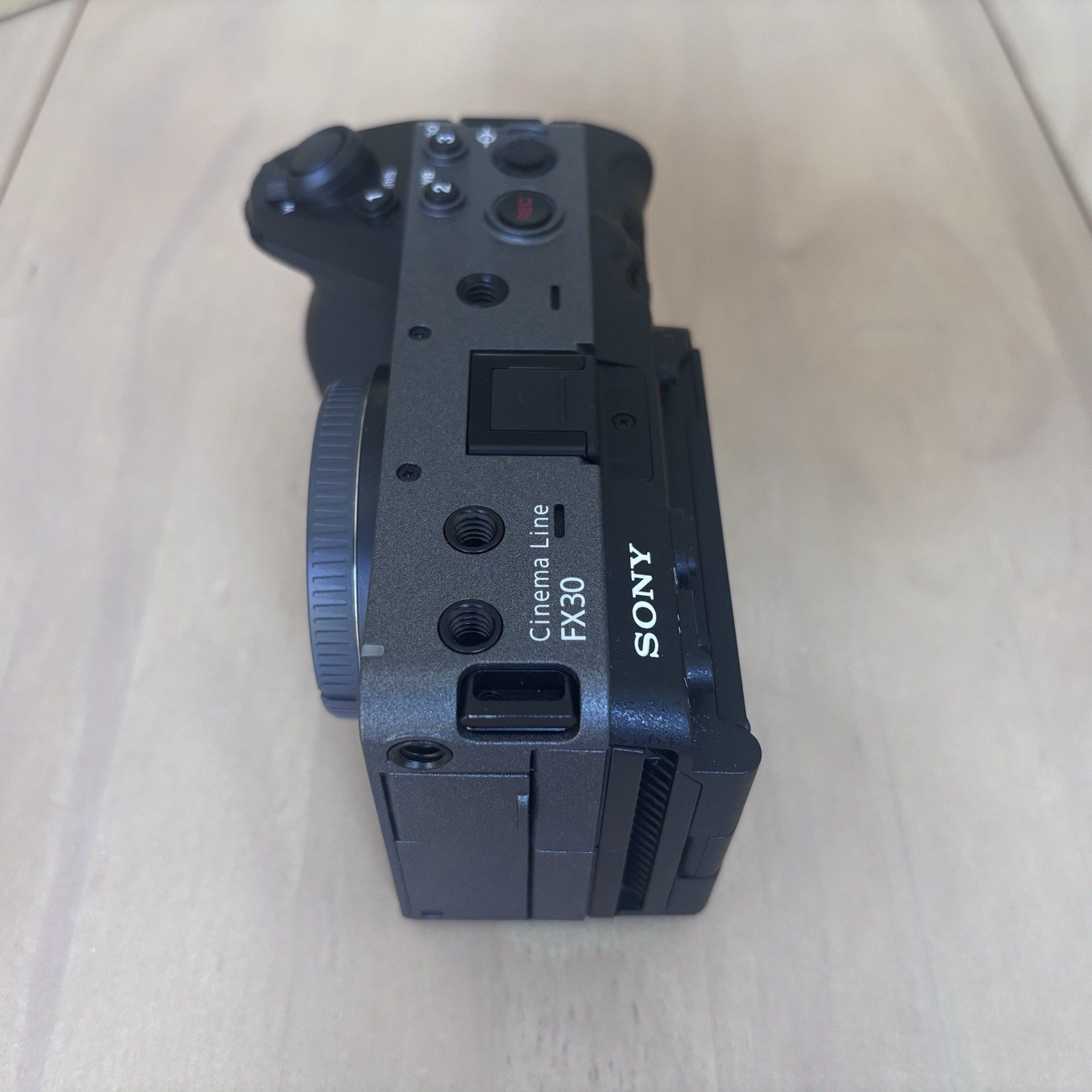 Sony FX30 Cinema Camera Body w/ XLR-H1 Audio Handle – Very Low Use – Nearly New!