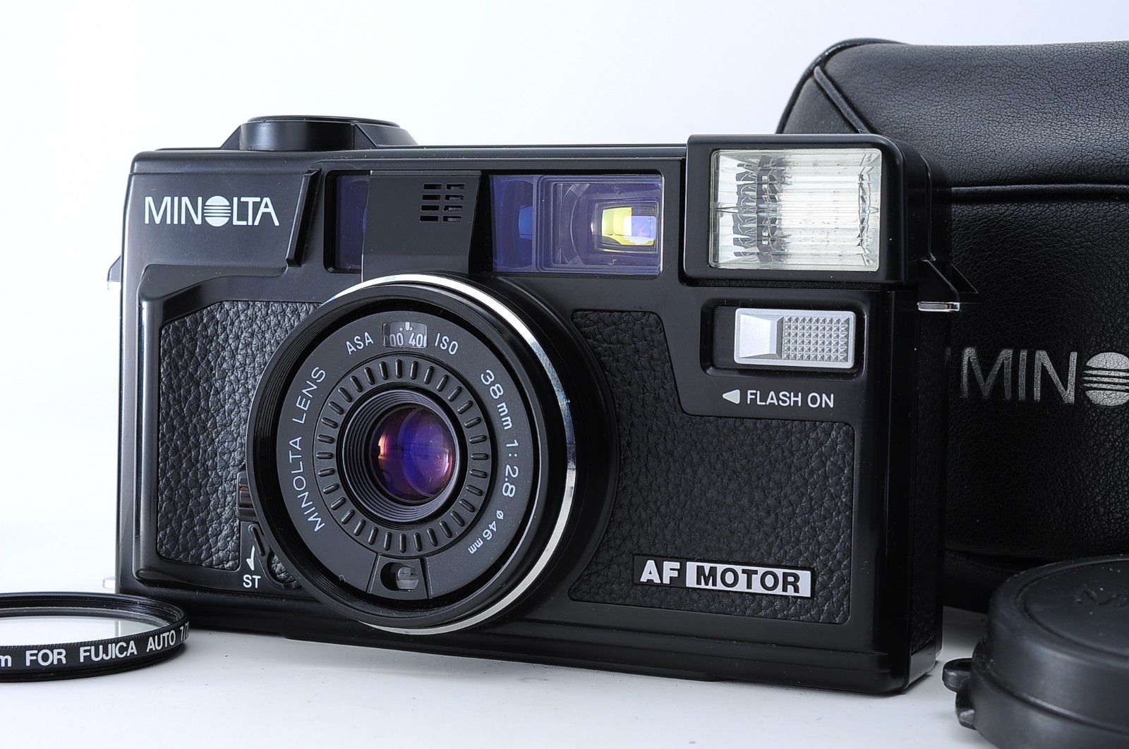 [Tested Working] Minolta Hi-Matic AF2-MD 35mm Point & Shoot Film Camera Japan
