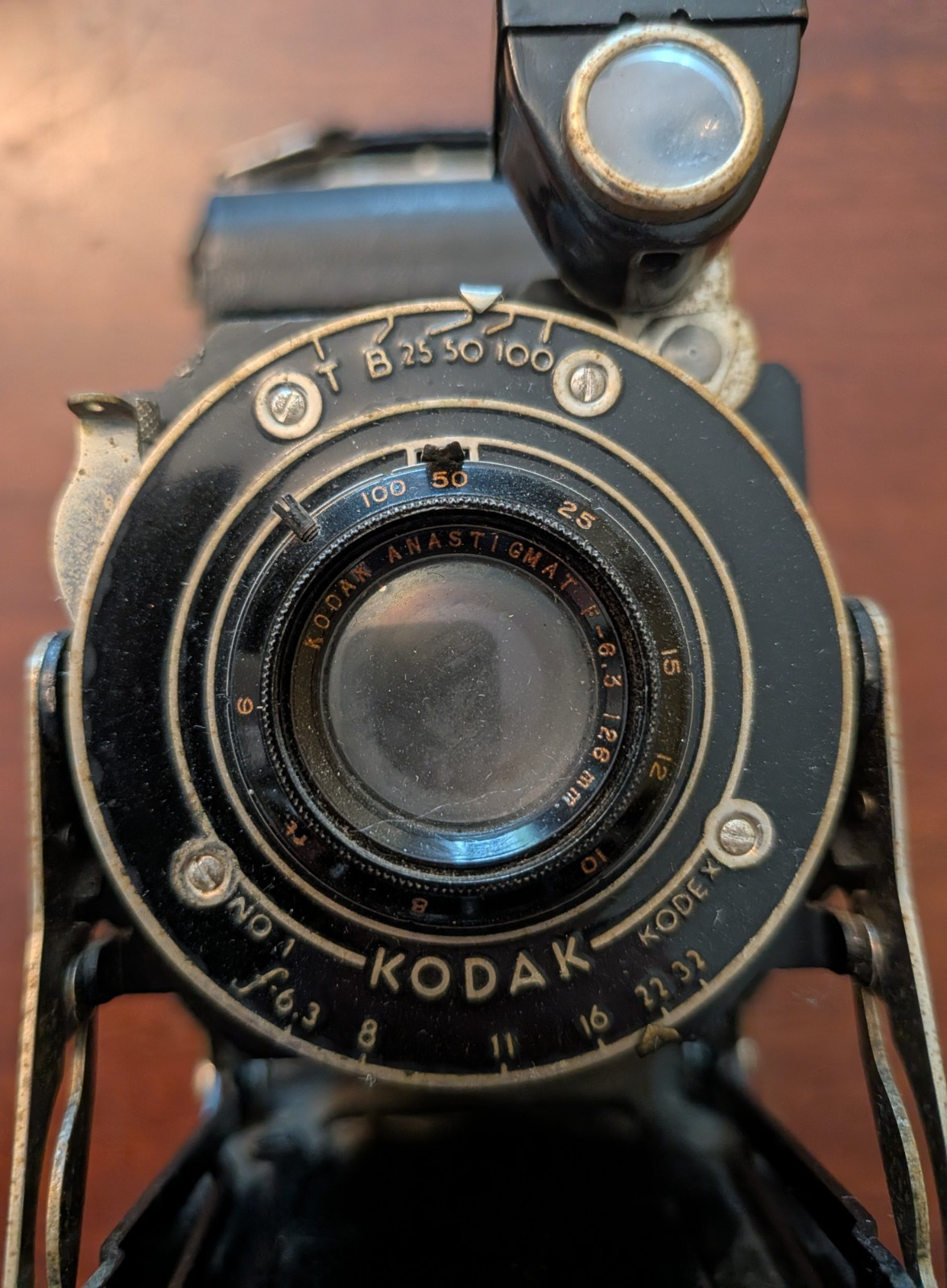 Kodak Six Six-16 Vintage Folding Bellows Camera, 6×9 Format, Black