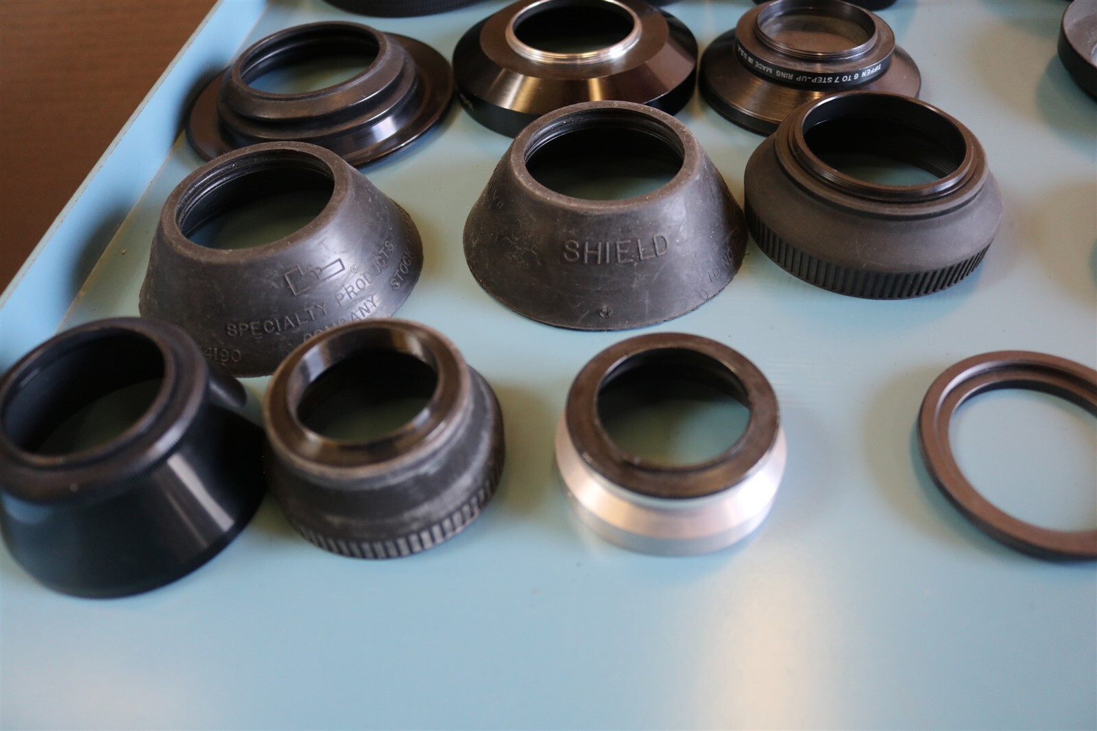 Tiffen & Others Assorted Adapter Rings, Hoods & More 33mm to 72mm – – – E1806
