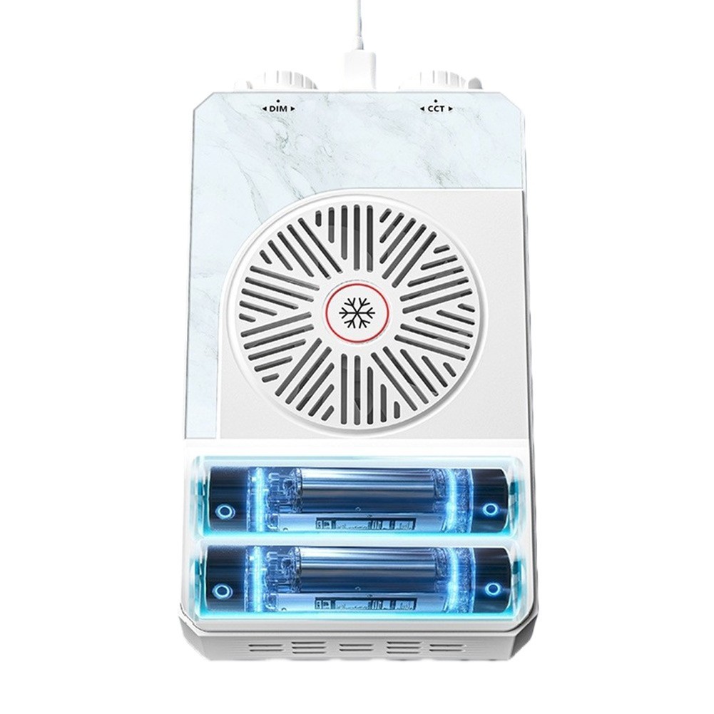 40W Portable LED Fill Light with USB PD Charging and Compact ABS Housing