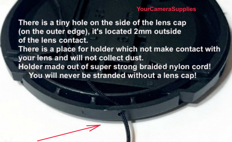 SNAP-ON LENS CAP 72mm to PANASONIC AG-DVX200 DVX100 DVX100B DVX100BP 80P