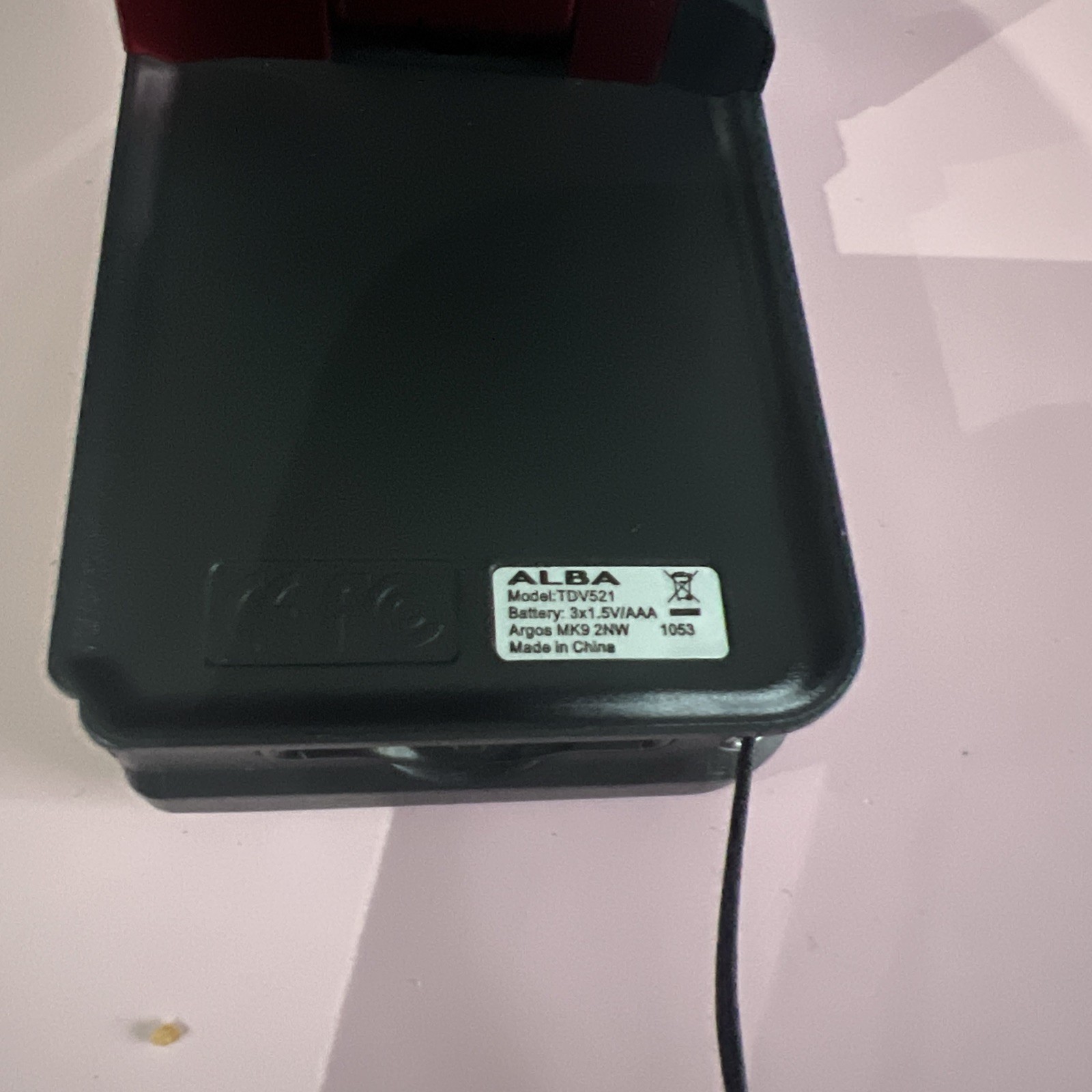 Alba TDV521 5.0MP Compact Digital Video Recorder Red Tested / with case