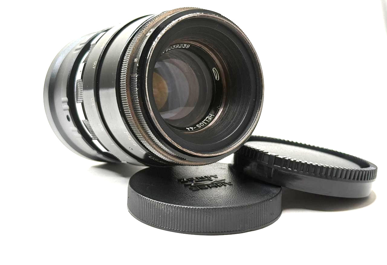 SERVICED Helios-44 ZEBRA GLOSSY 2/58 RARE Vintage Portrait Lens SONY E mount