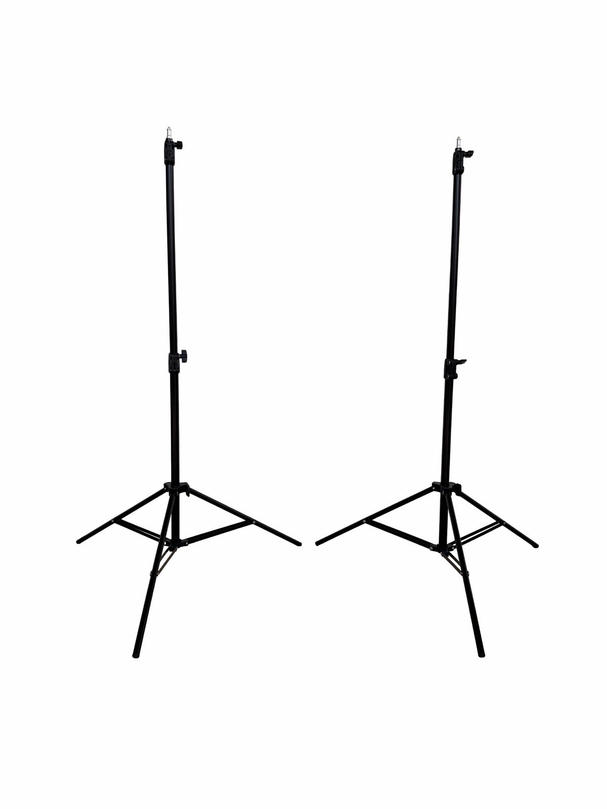 2 Pack Photography Tripod Light Stand 6.5 Ft Compact For Photo & Video Lights