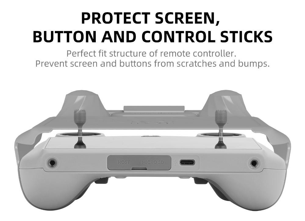 2 in1 Remote Control Screen Protective Cover Sun Shade Hood For DJI RC/Mini 3 Pr