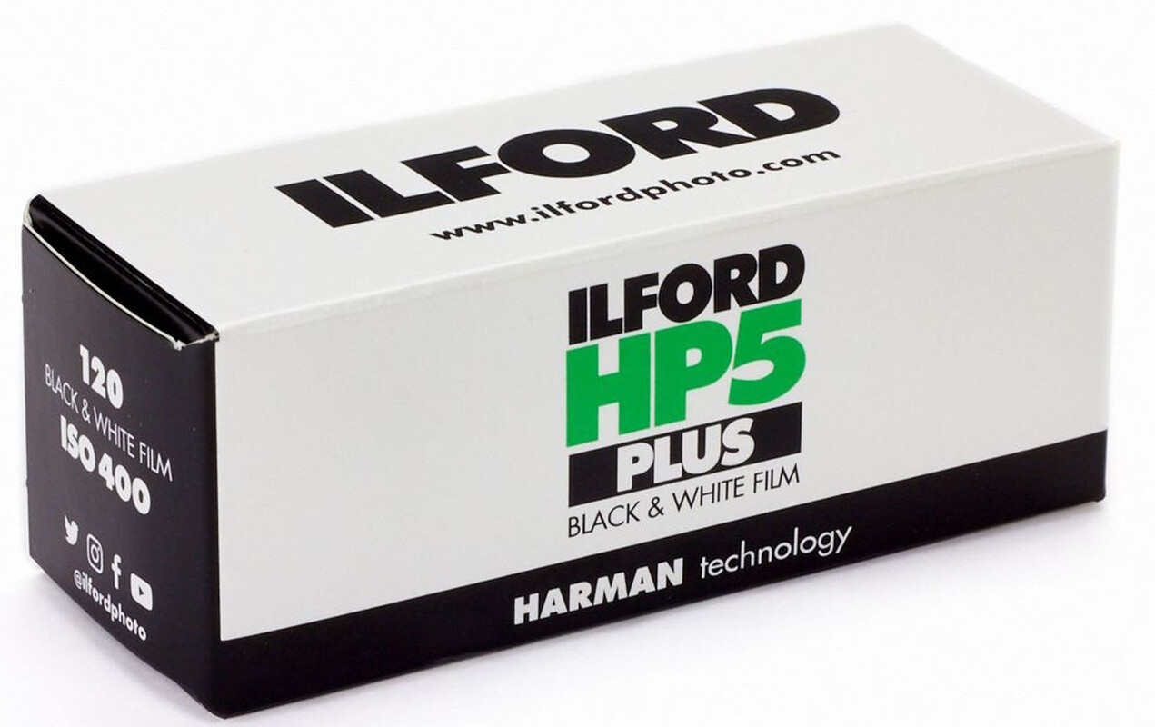 5 Rolls Ilford HP5 Plus 120 Black and White ISO 400 Negative Print Film FRESH