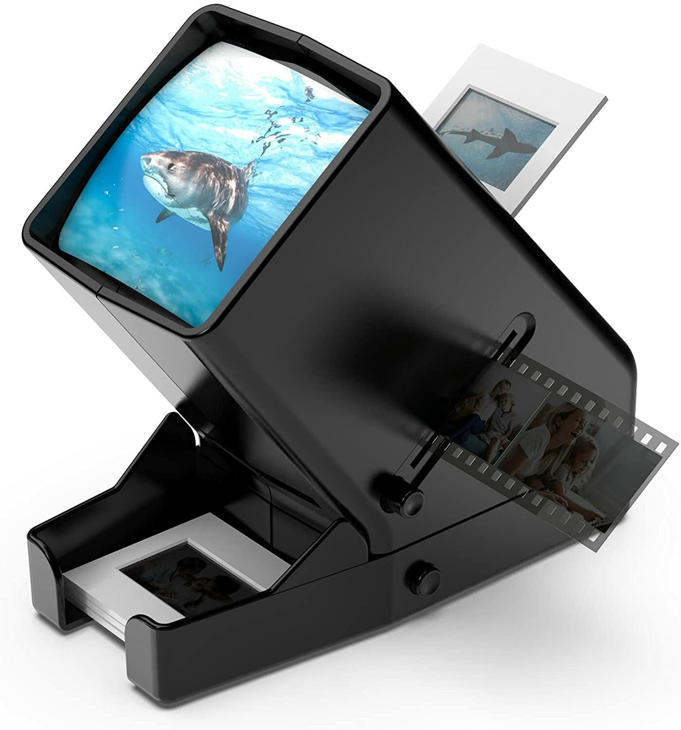 35mm Slide and Film Viewer, 3X Magnification, Battery Operation LED Lighted