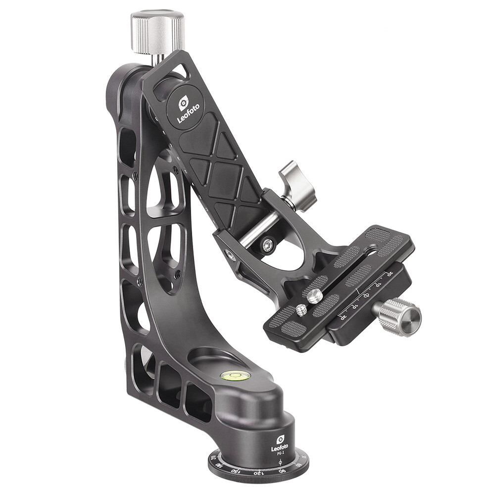【Leofoto USA】Leofoto PG-1 Gimbal Head Lightweight 2.2 LB (Black) / Arca