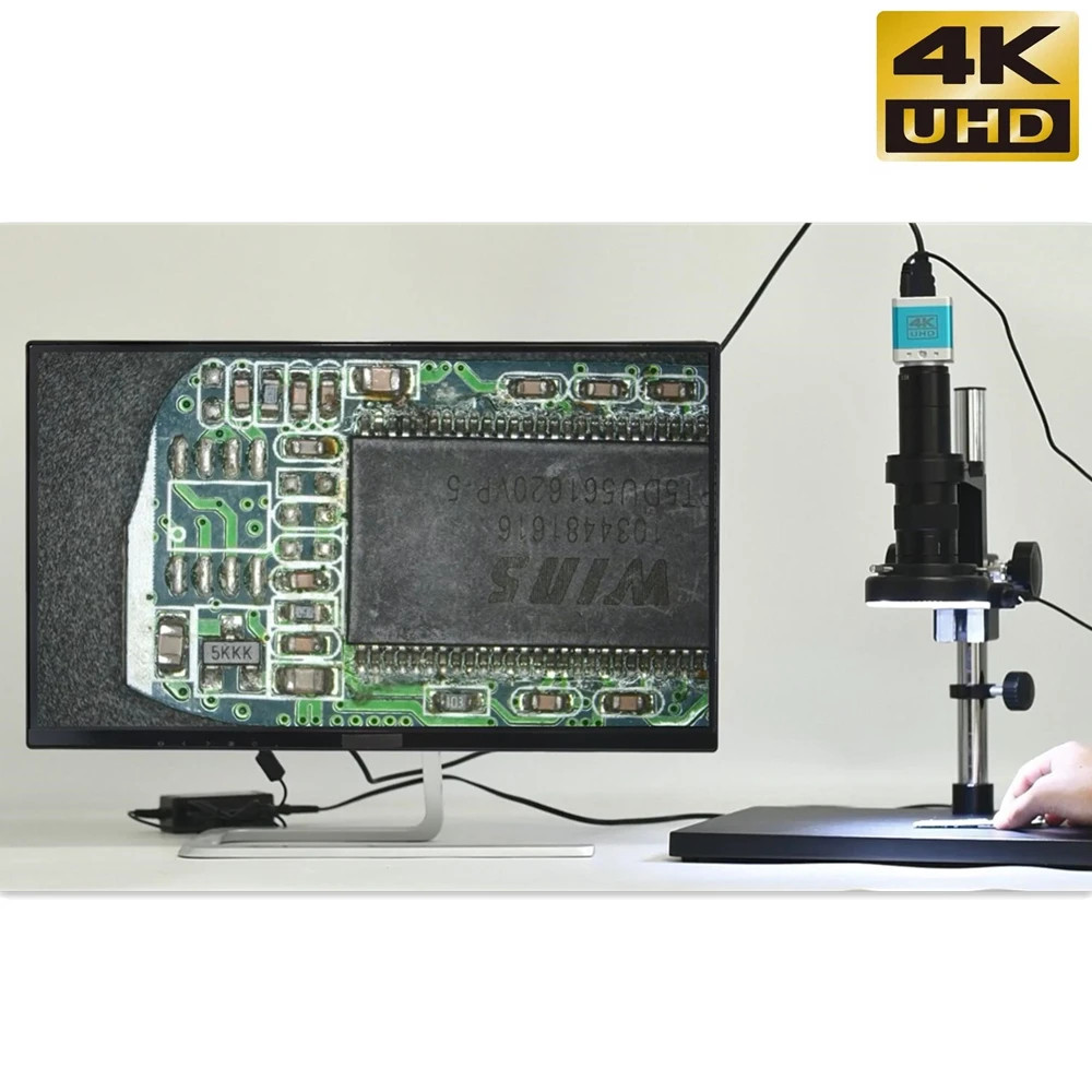 4K Digital Microscope HDMI USB Type-C 1080P 60FPS Industrial Electronic Camera