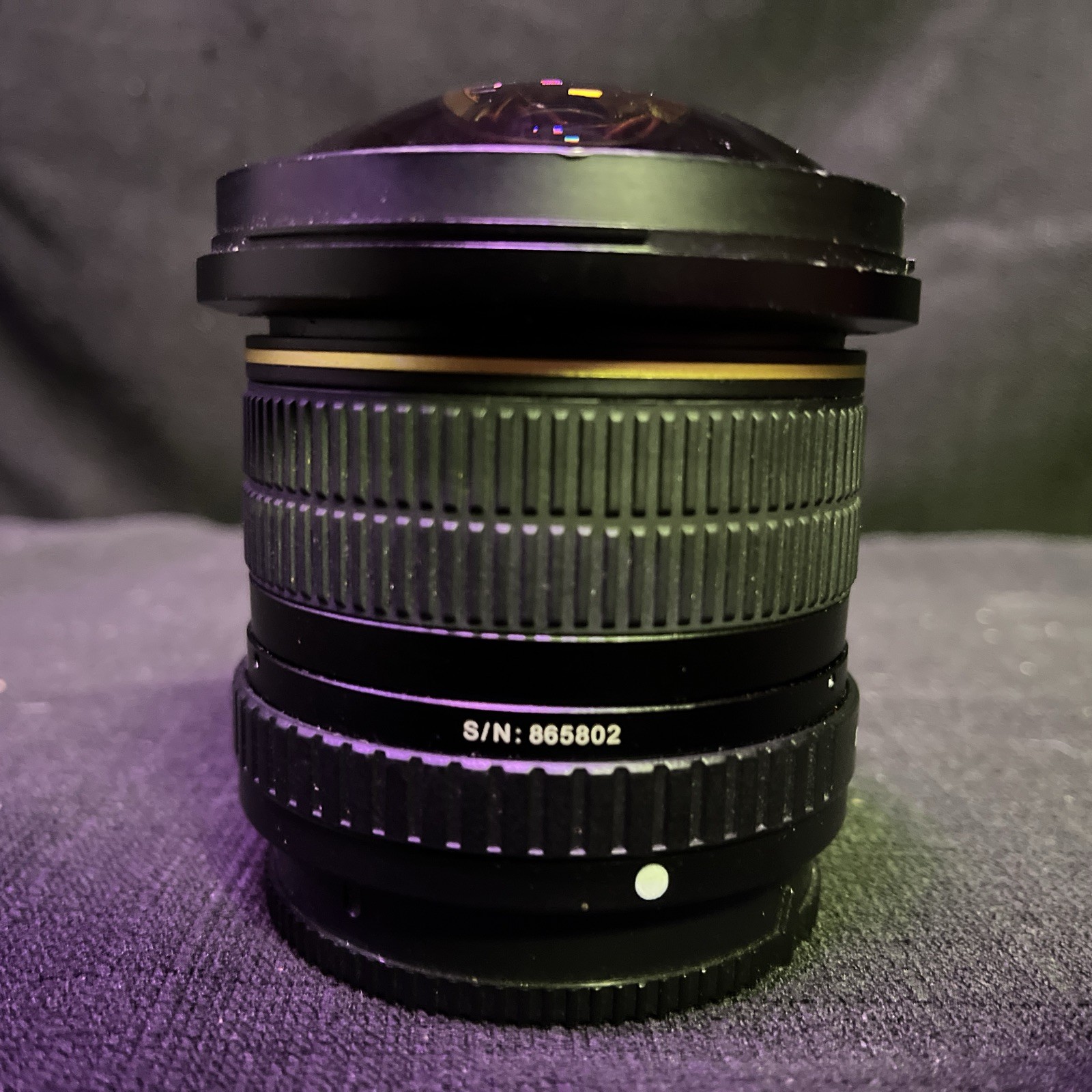 USED Opteka Fisheye CS 6.5mm F/3.5 UltraWide Angle Aspherical Lens For Canon EOS