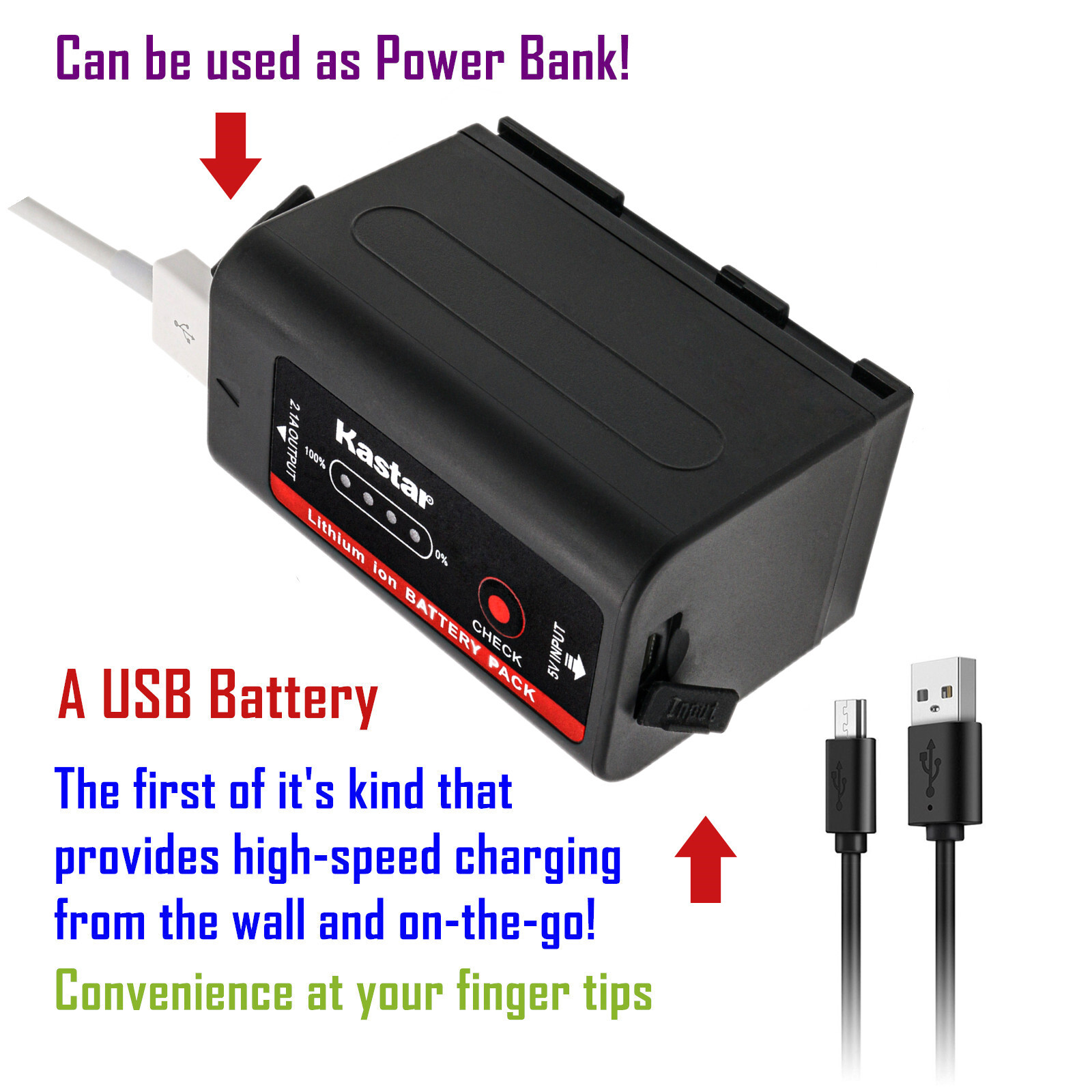Kastar Battery AC Wall Charger for Canon XL-1 XL-1S XL-2 XH-A1 XH-A1 HDV XH-A1S