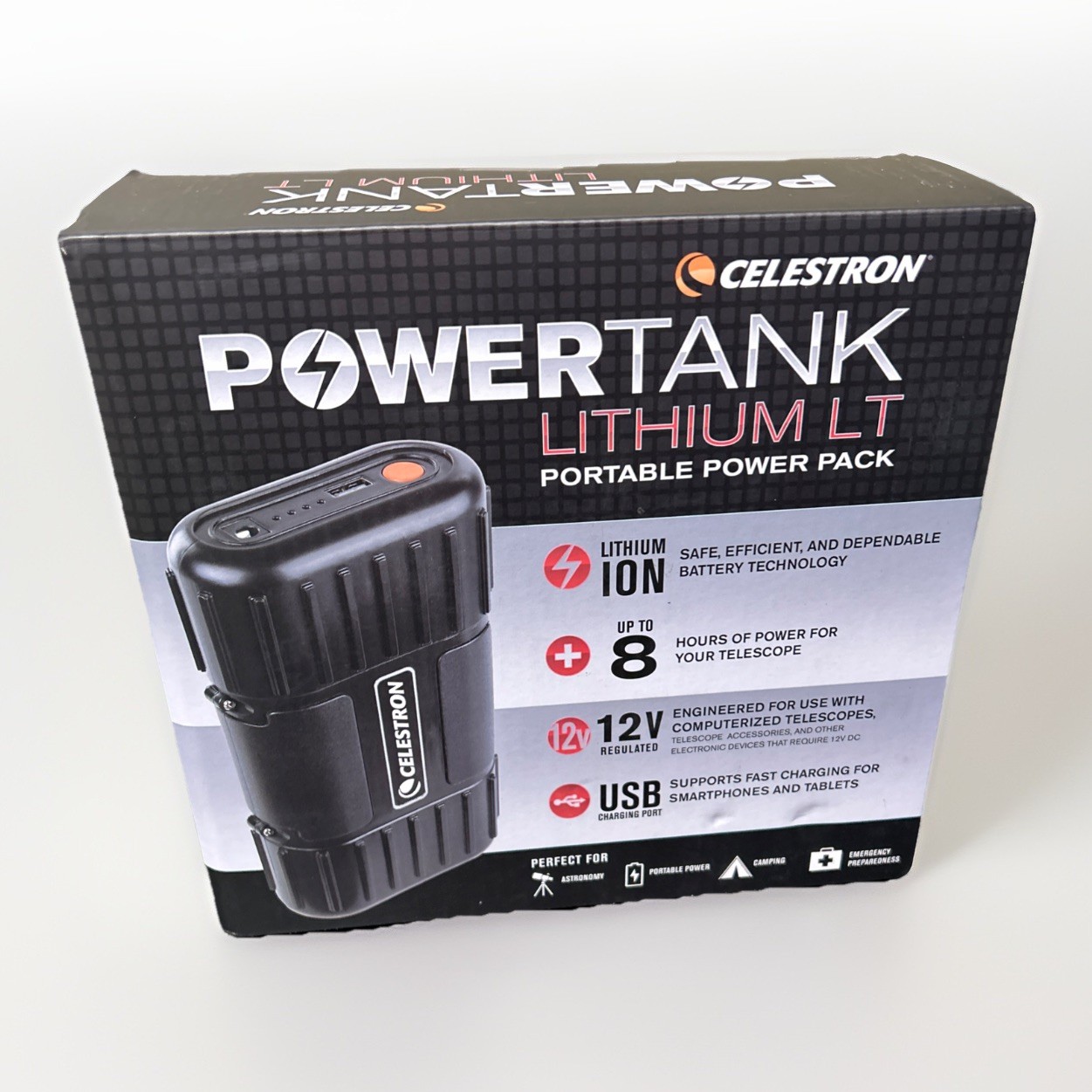 Celestron Powertank Lithium LT Telescope Battery Portable 12V Power Supply