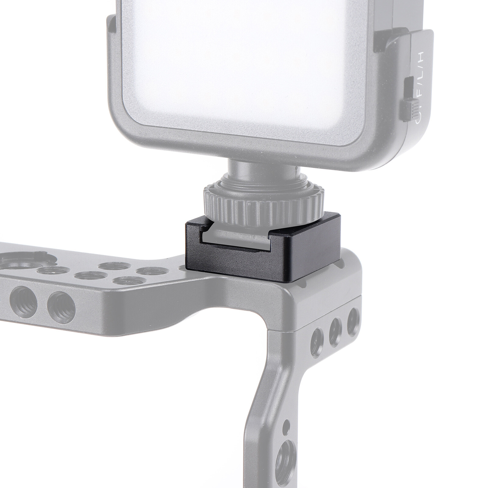 Hot Cold Shoe Mount Adapter Base 1/4″-20 Screw for DSLR Camera Cage Flash Light