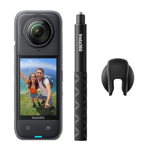 X4 Get-Set Bundle – 8K Waterproof 360 Action Get-Set Bundle -No Micro SD Card