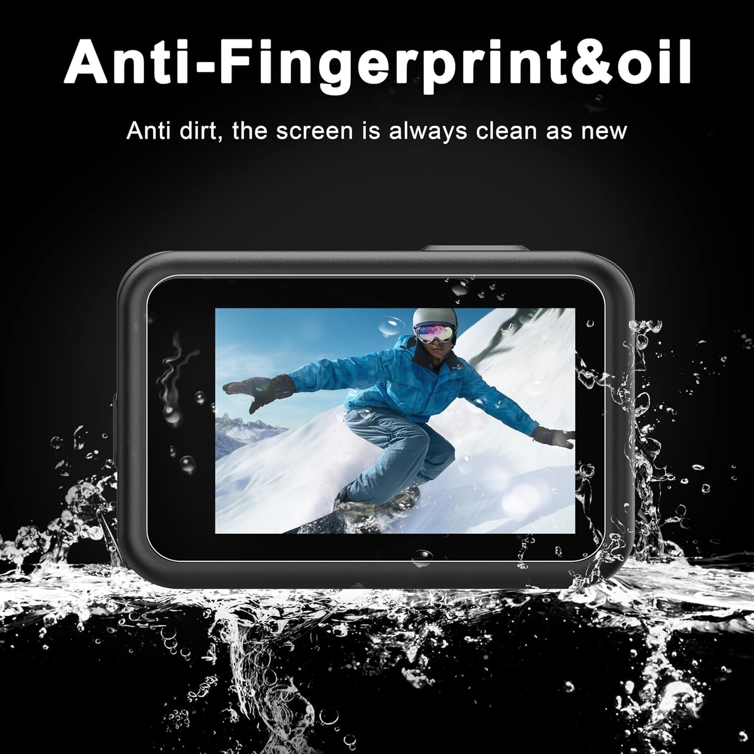 High-Definition Screen Protectors for GoPro Hero 13 Black – 9PCS Tempered Glass