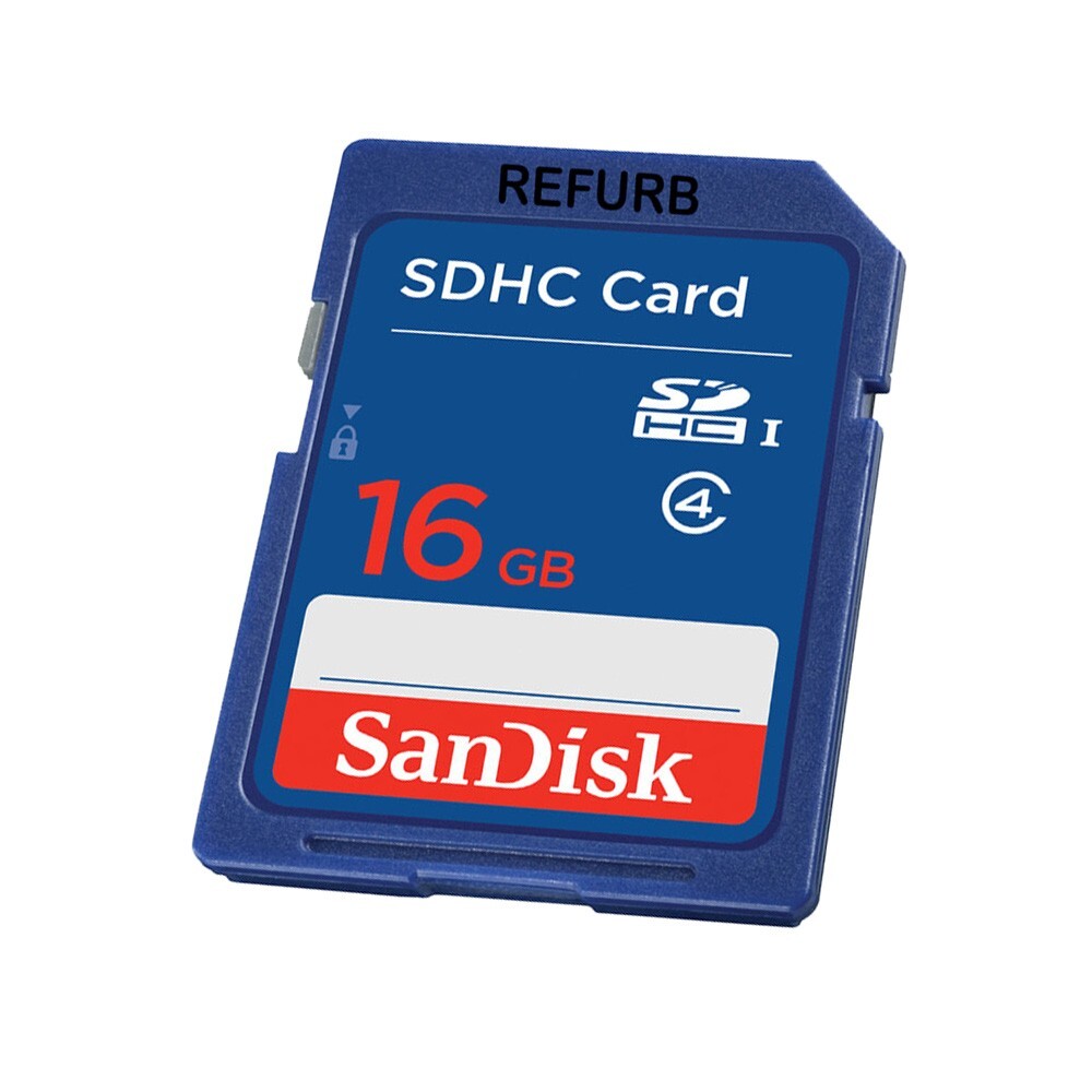 LOT 100 Genuine SanDisk 16GB Class 4 SD SDHC Flash Memory Card SDSDB-016G
