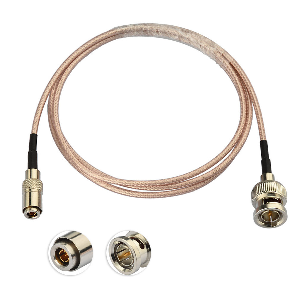 Bingfu DIN 1.0/2.3 Male to BNC Male 75 Ohm Vedio SDI Cable 3 feet 1m for HD SDI