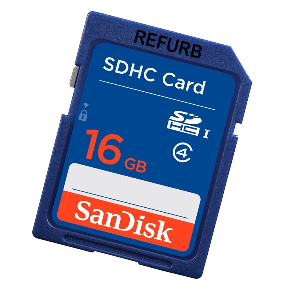 LOT 100 Genuine SanDisk 16GB Class 4 SD SDHC Flash Memory Card SDSDB-016G