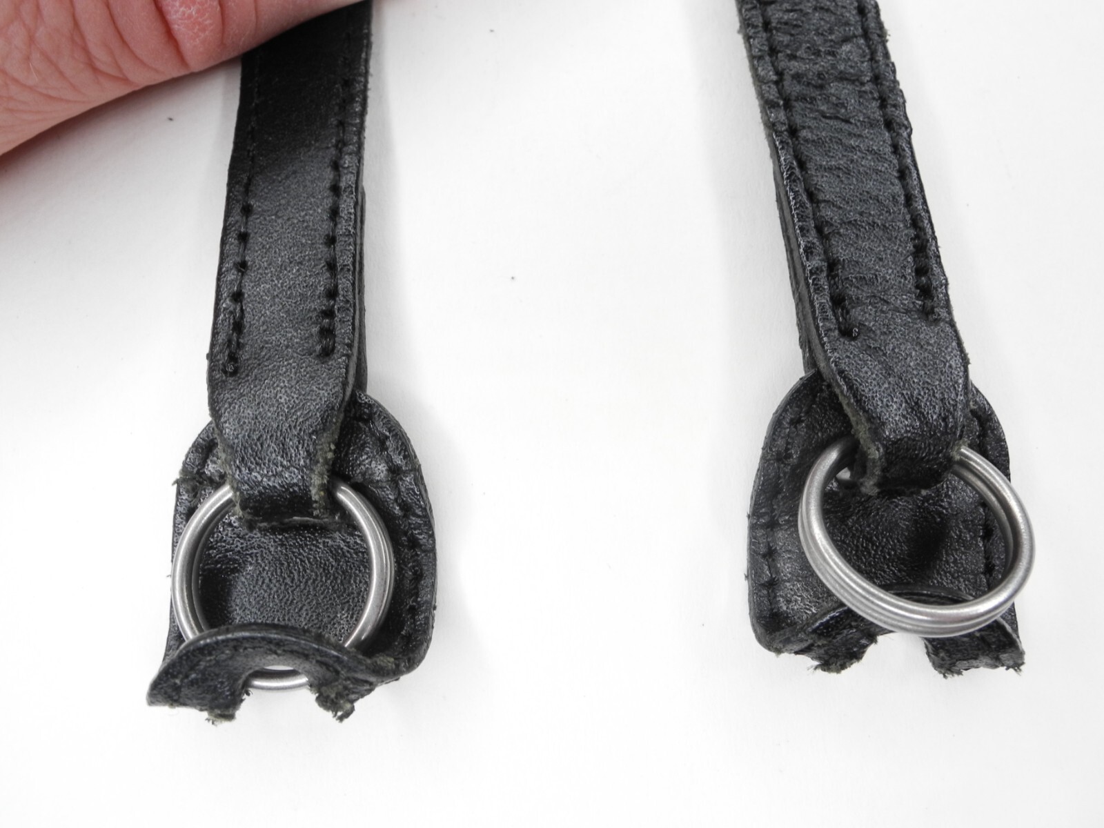 Leica 7/8″ Leather Camera Neck Strap w/ Metal Rings For X1 / X2 (Fits Others)