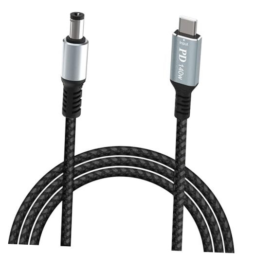 Starlink Mini USB C to DC, 20V USB Type C Male Input to DC 5.5×2.1mm 3.3FT