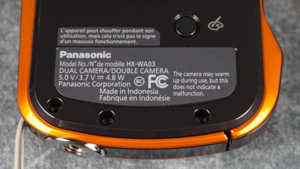 Panasonic HX-WA03 Full HD 1080p 30fps MP4 Flash Camcorder Waterproof 5x Tested