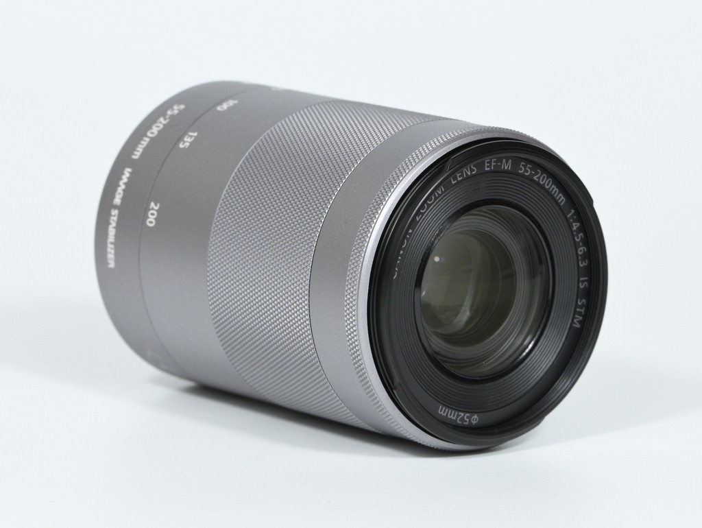 Canon EF-M 55-200mm F/4.5-6.3 IS STM Zoom Lens Silver [Open Box]