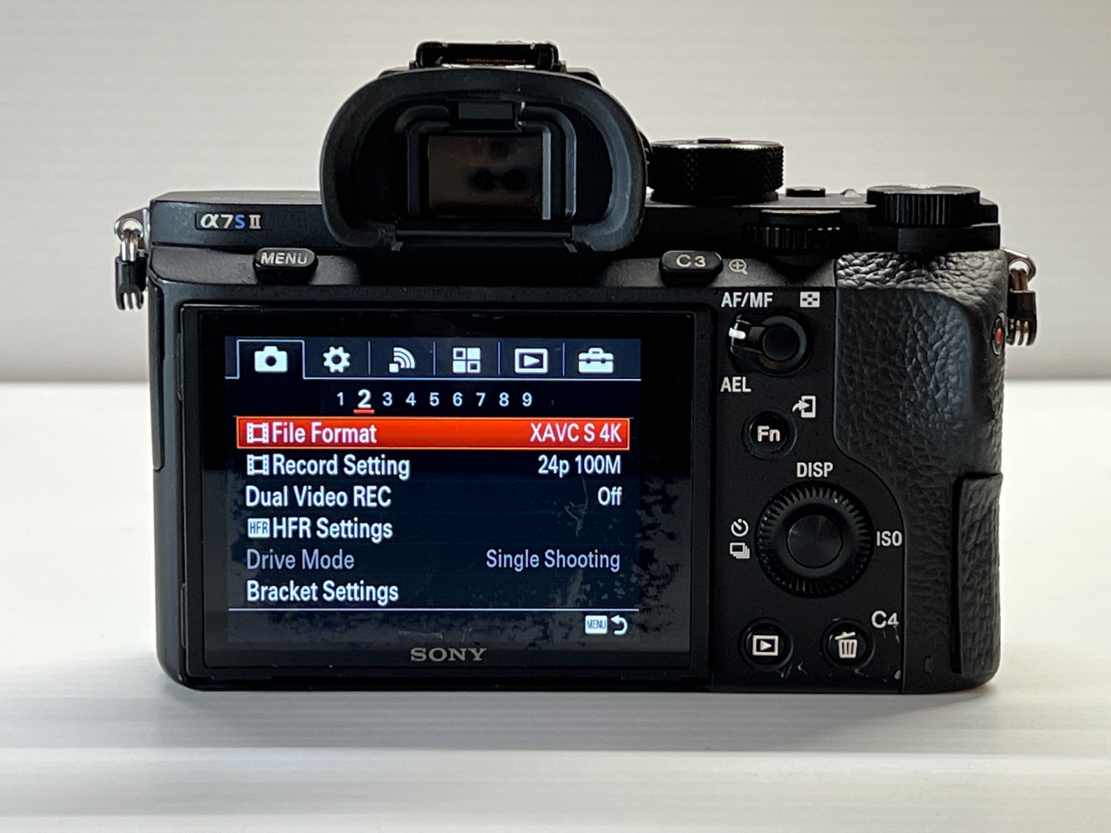 Sony Alpha a7S II 4K Digital Camera body 6 batteries 2 chargers